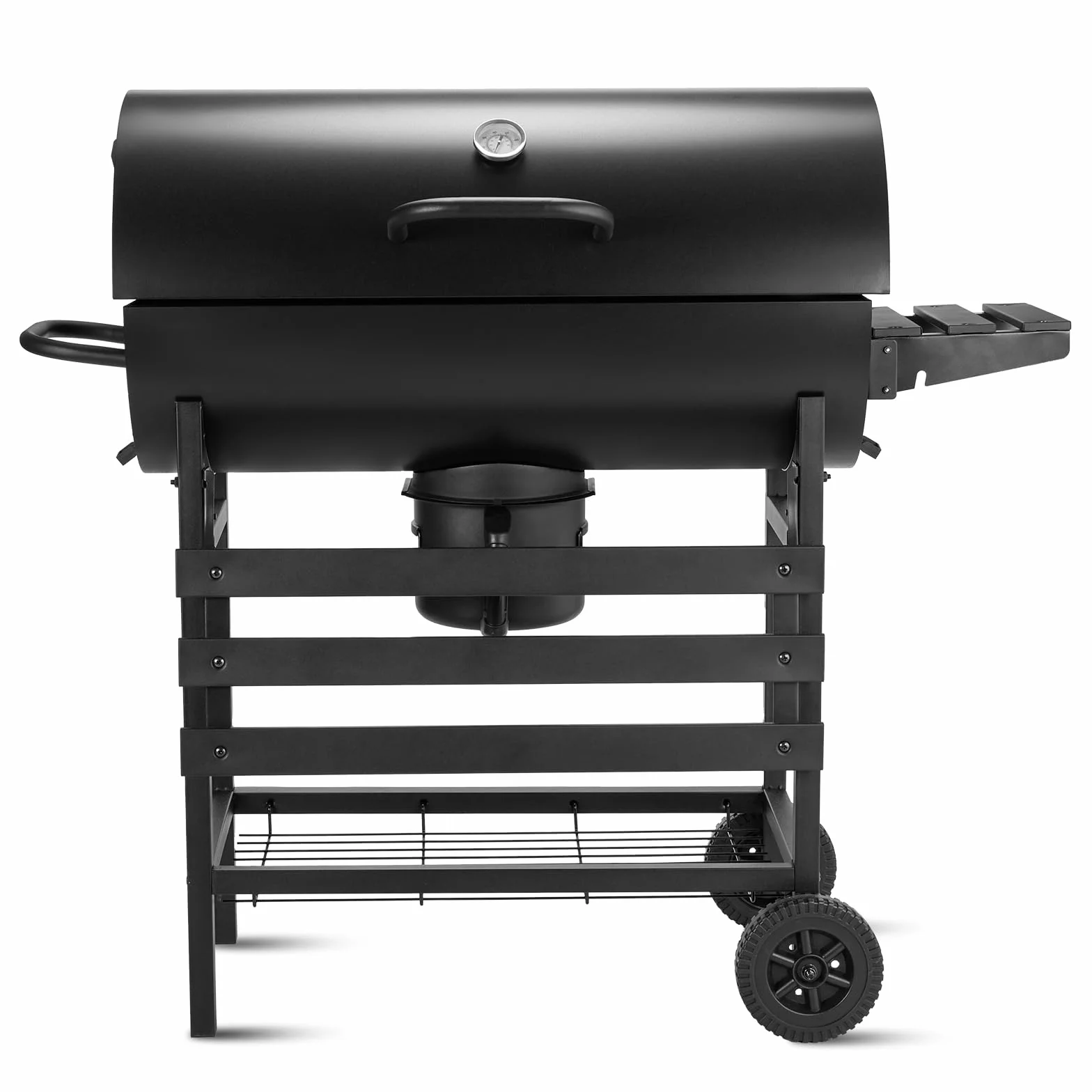 DEWINNER Barbecue a Carbonella con Griglia,girarrosto per pollo rimovibile,guanti antiscottatura e pinza in omaggio,ideale per giardino/terrazza/campeggio (Modello base)