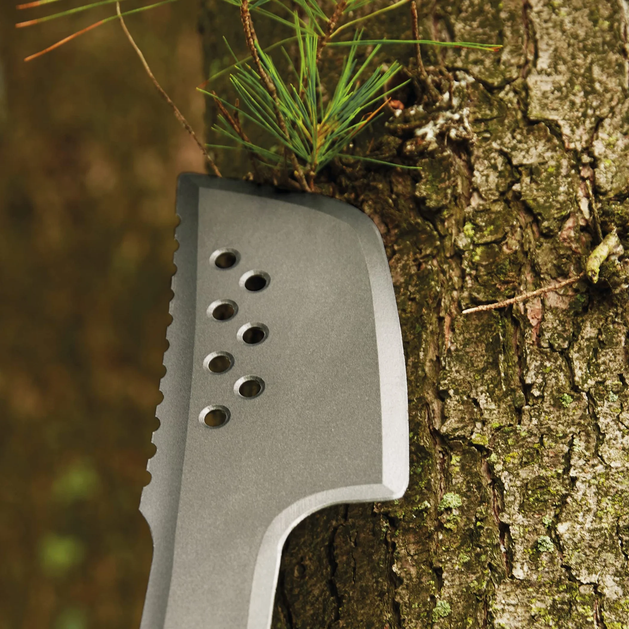 Fiskars Machete-Ascia 46 cm, Lama in Acciaio Temprato, Fodero in Nylon, Nero/Arancione