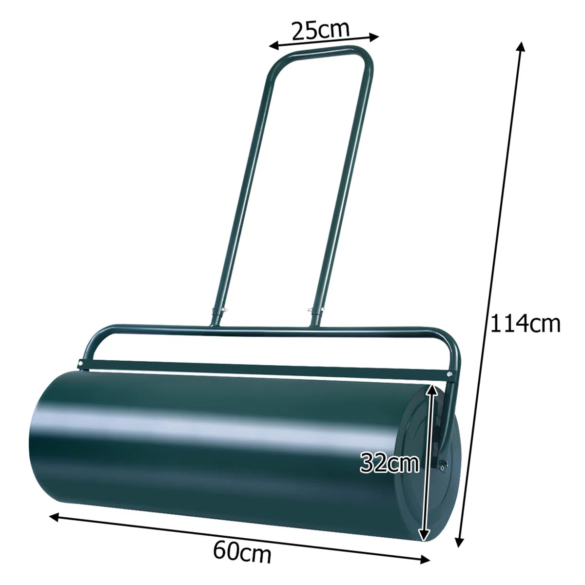 Costway Rullo per Prato 60cm Ø32 48L