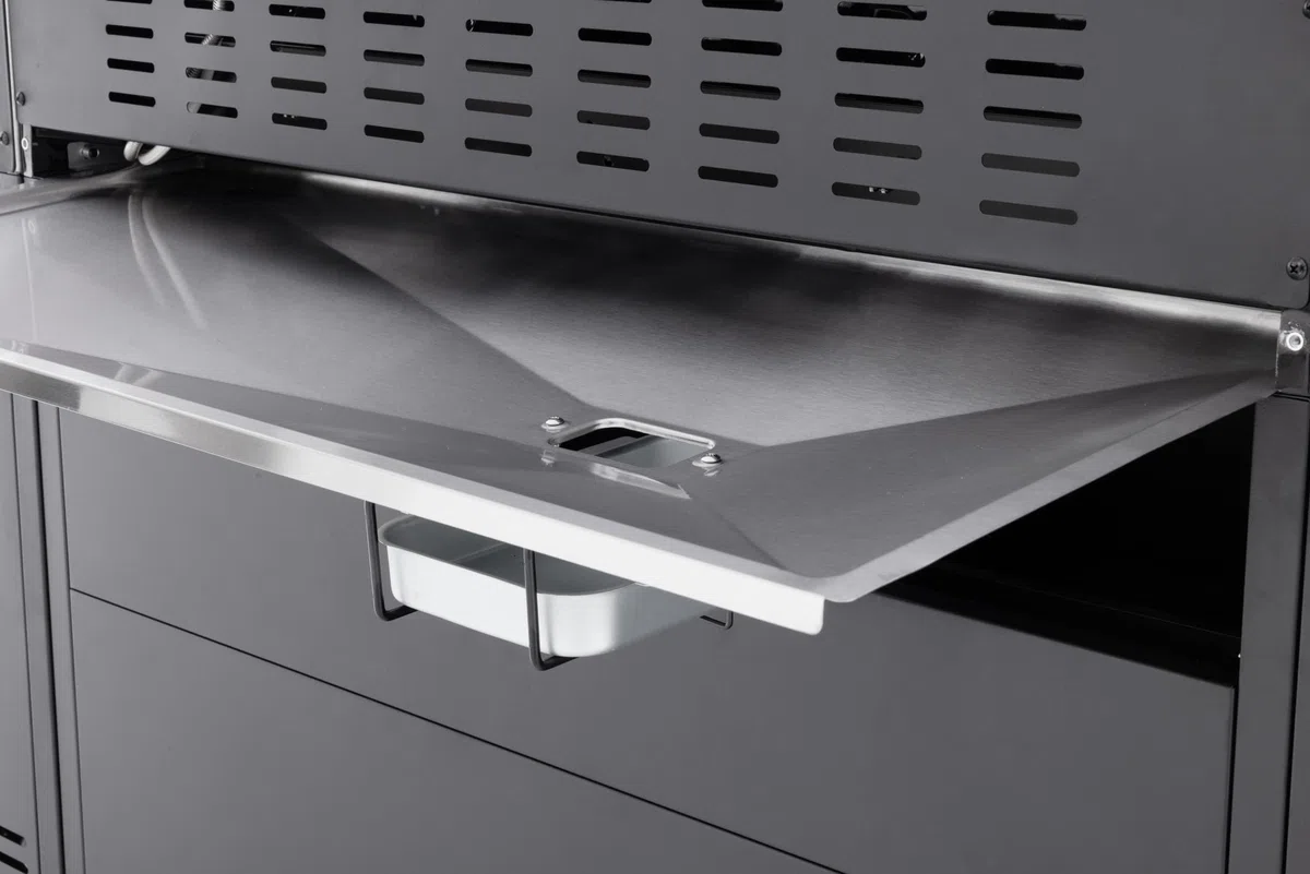 Tarrington House Barbecue a Gas 6+1+1 Bruciatori Acciaio Inox 72 kW Coperchio con Termostato Termometro Digitale