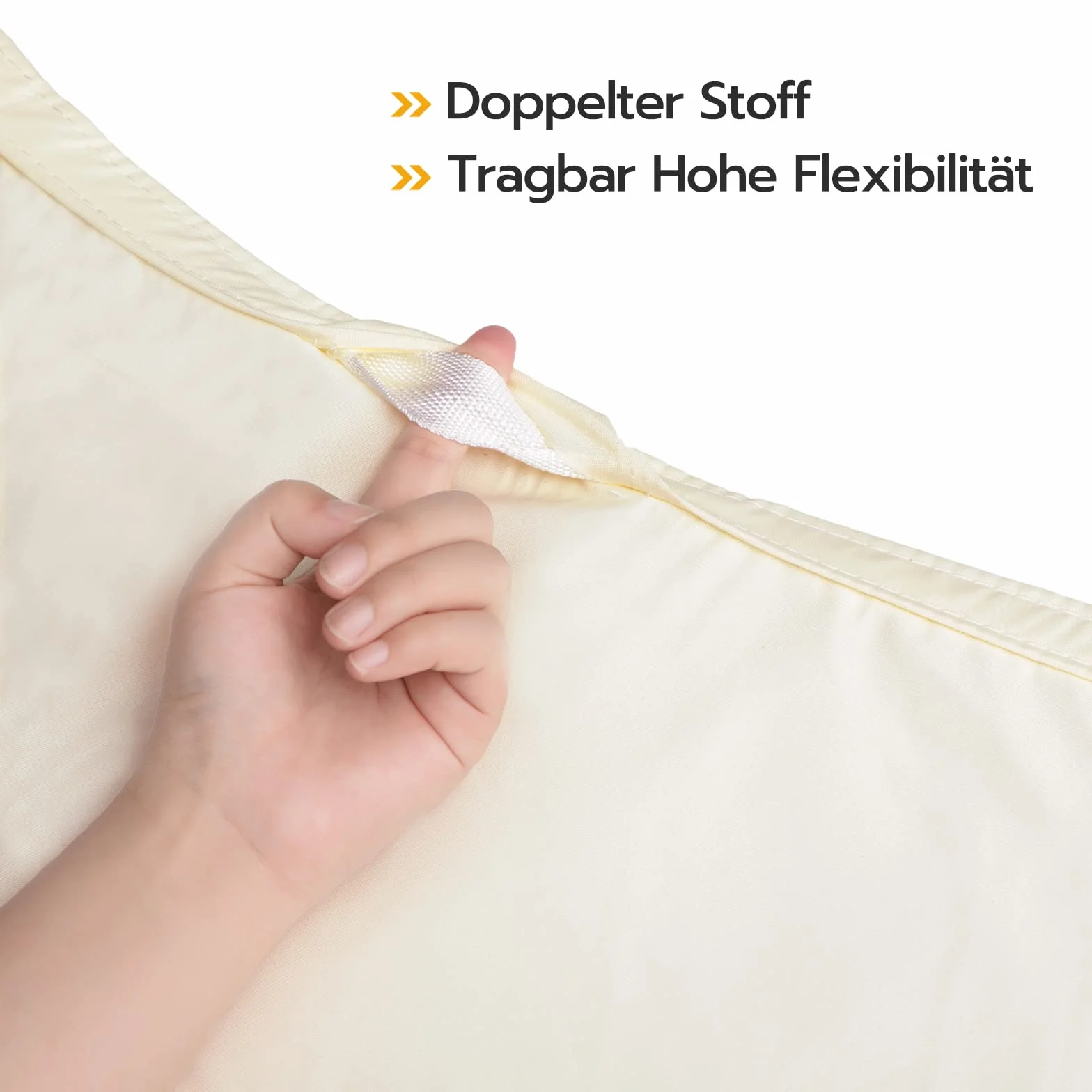 Tenda Parasole LARMNEE PES 3 x 4 m Vela Ombreggiante 93% UV Resistente all'Acqua 1000 mm Beige