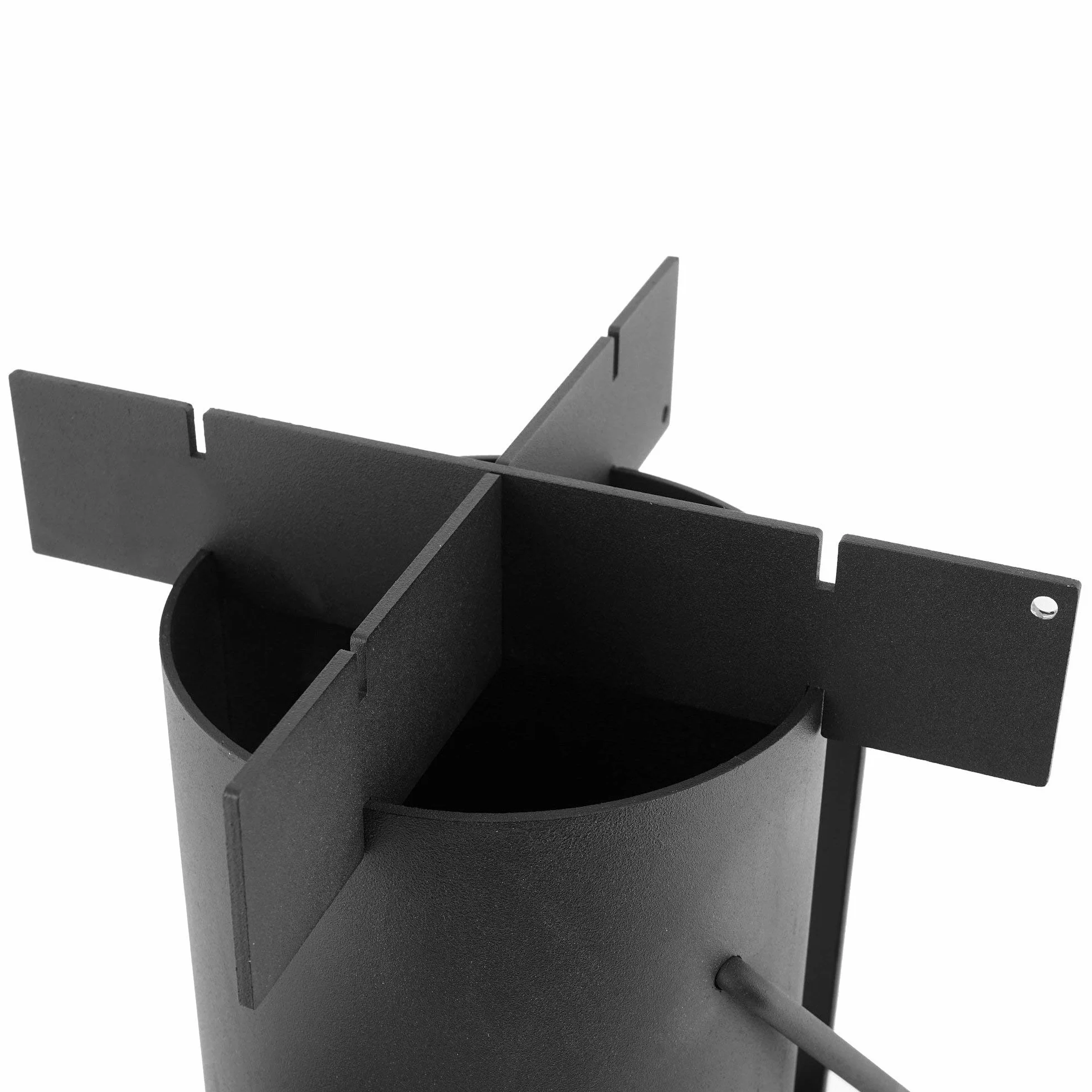 BBQ-Toro - Stufa a razzo #6, Rocket Stove in acciaio spesso 1,5 mm, per forno olandese, padelle e molto altro ancora