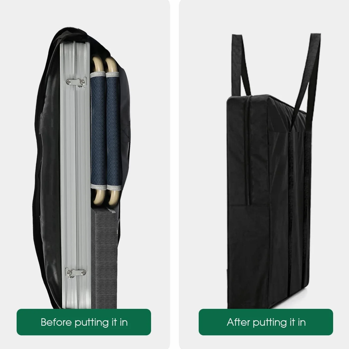 Borsa pieghevole per tavolo da campeggio impermeabile Oxford 500D 125 x 13 x 78