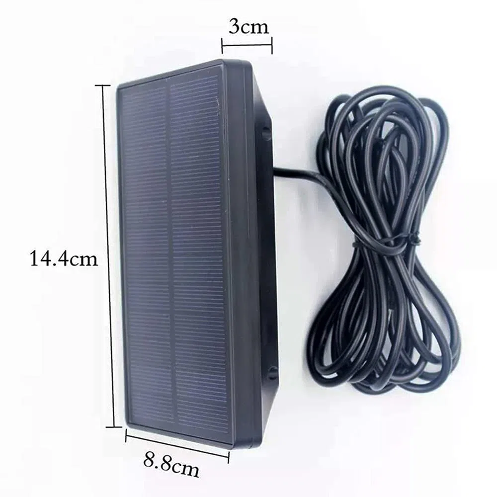 Pannello Solare Fotocamera Caccia DC 9V 2400mAh IP54 Impermeabile Caricatore Portatile