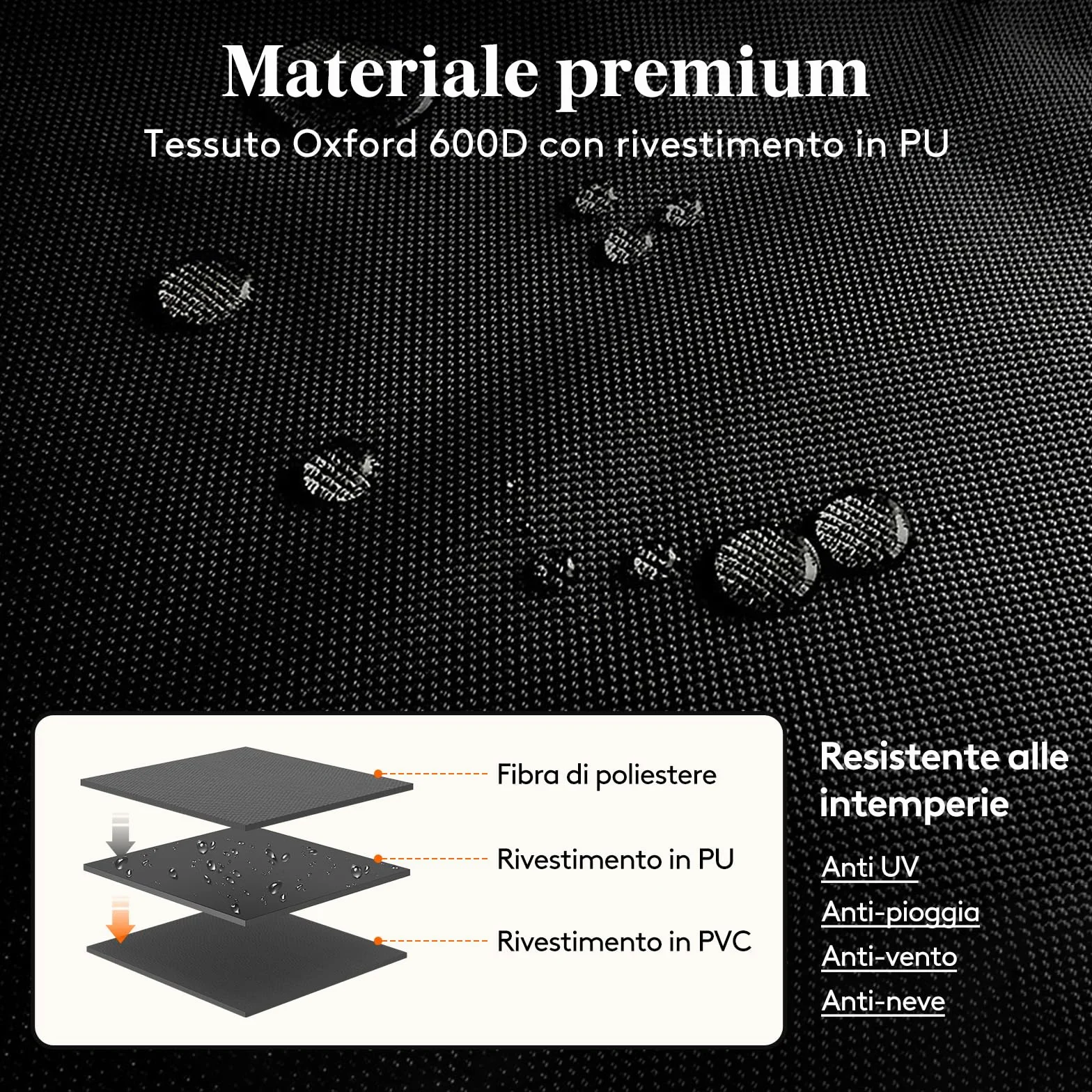 Lifewit Portalegna da Interno 243,8×58,5×122cm Porta Legnaia da Esterno con Copertura Impermeabile, Nero