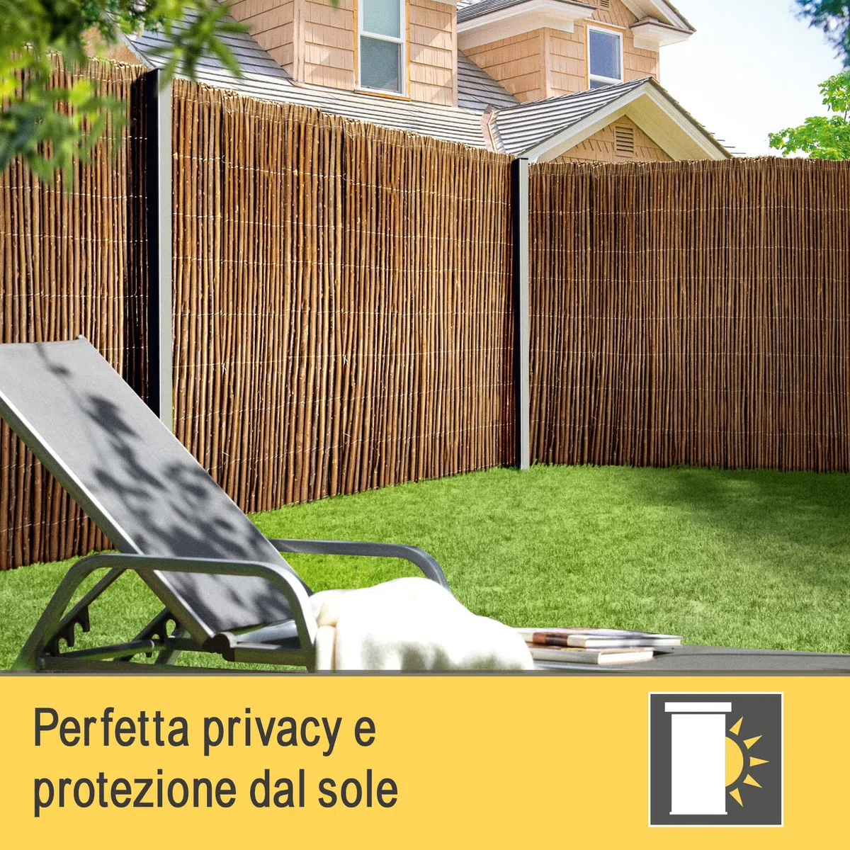 Sol Royal Arella Vimini Frangivista Frangivento SolVision W79 Pannello Recinzione 500x200 cm