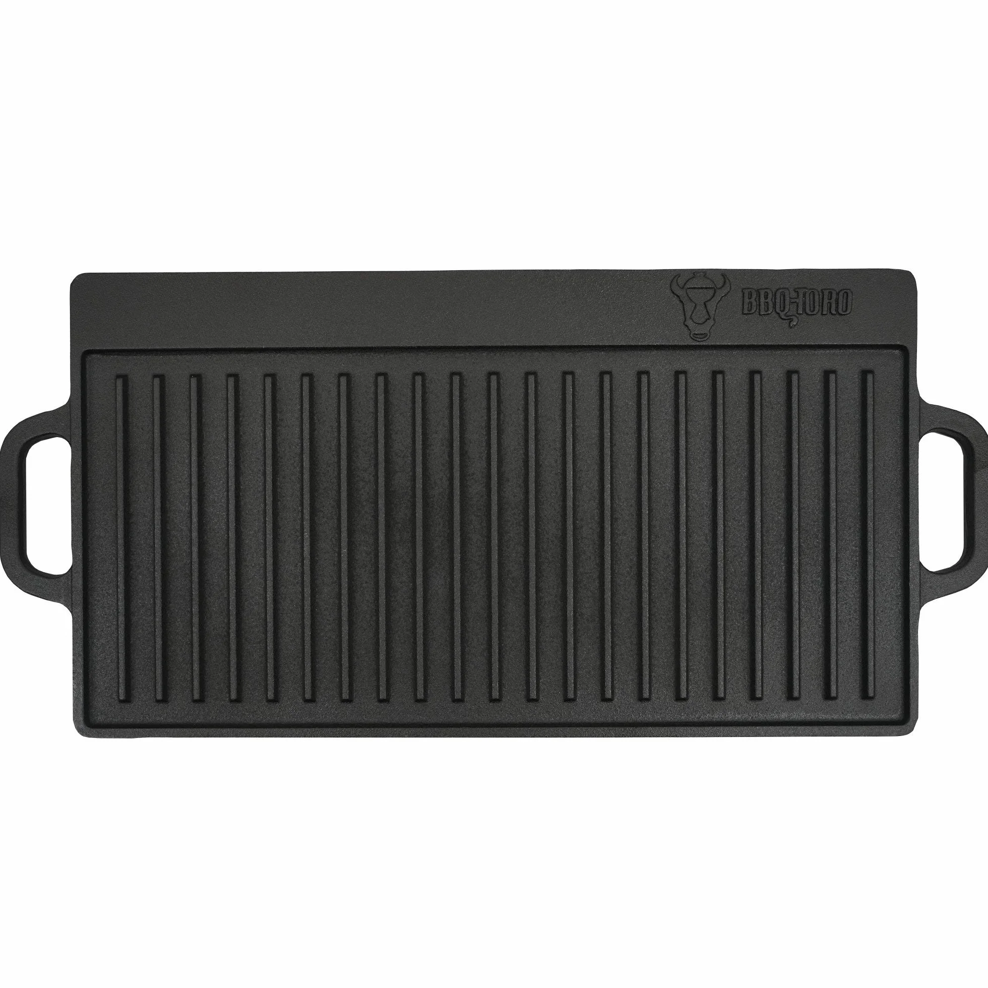 BBQ-TORO Dutch Oven Set in Scatola di Legno | ghisa - già Cotto | Ferro per cialde, casseruola, Padella per grigliate, Piastra per grigliate, griglia impilabile, sottopentola (10 Pezzi)