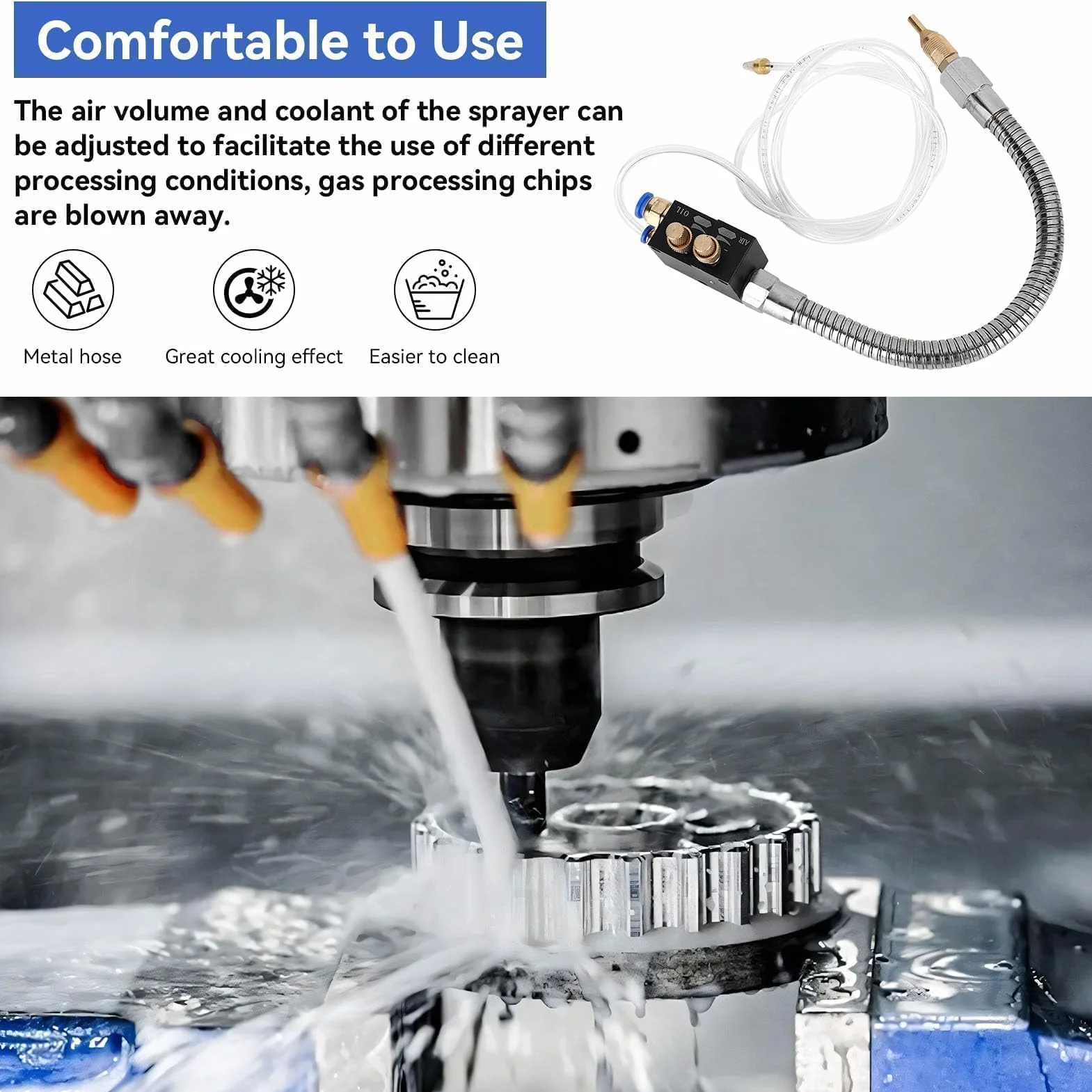 Sistema Di Raffreddamento CNC STR-01 Spruzzatore Raffreddatore Per Tornio Accessorio