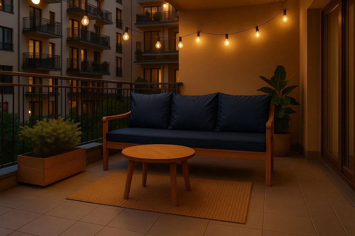 Cuscino per Panca da Giardino con Schienale SET Bifacciale 150x60x50 cm Blu Marino