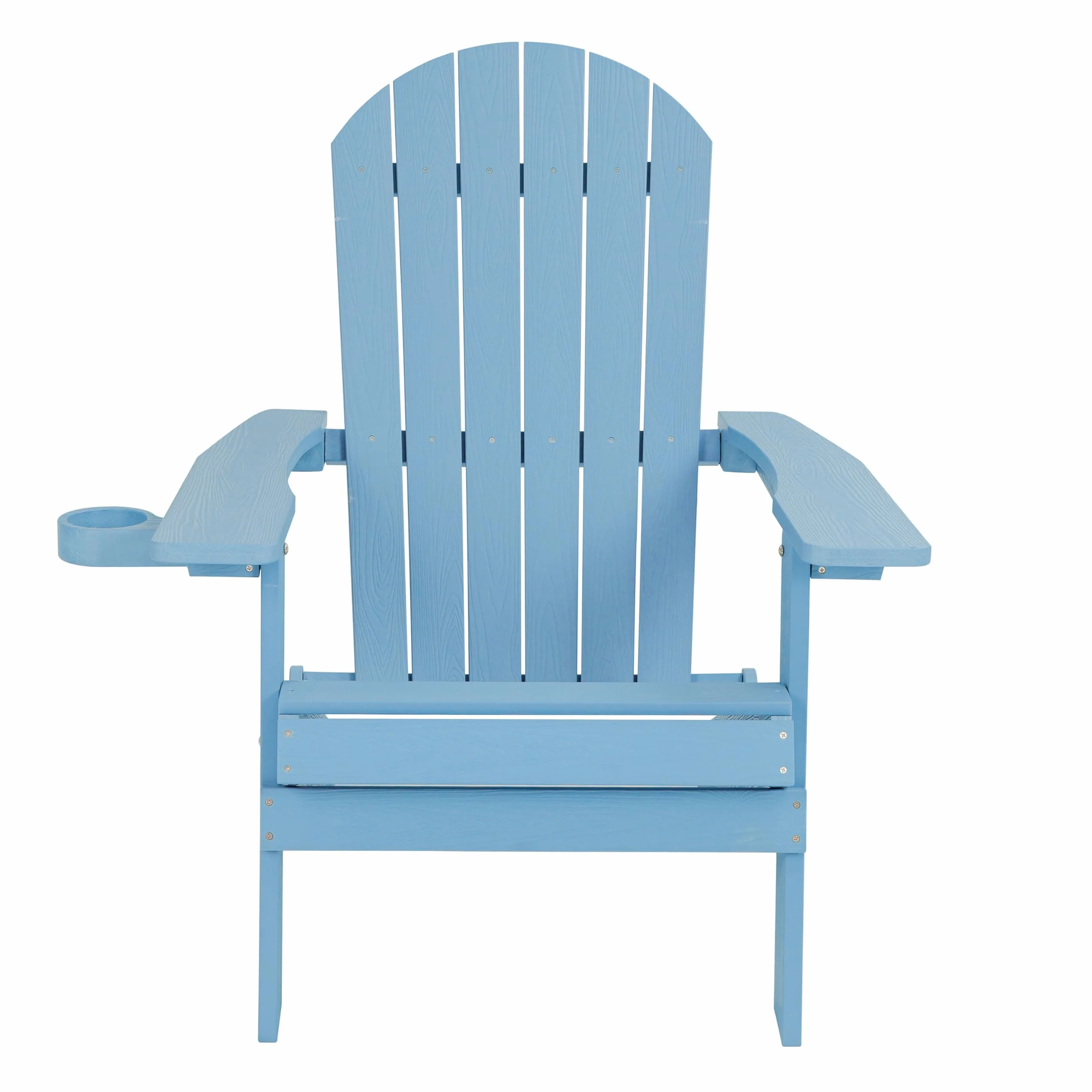 AXI Claire Sedia Adirondack plastica azzurra 84,5 x 77 x 95,5 cm sedia da giardino a sdraio