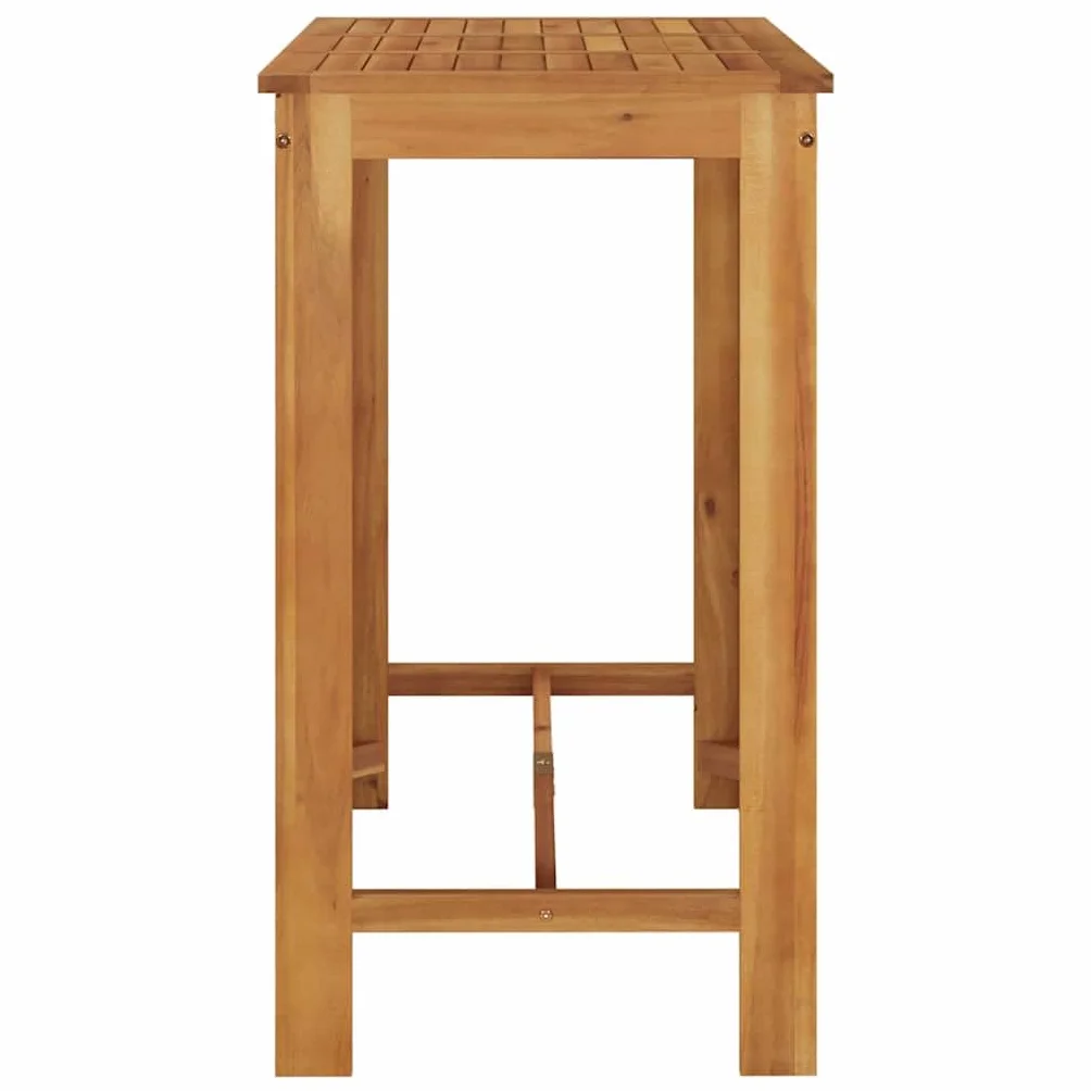 vidaXL Tavolo da Bar da Giardino 120x60x105cm Legno Massello di Acacia