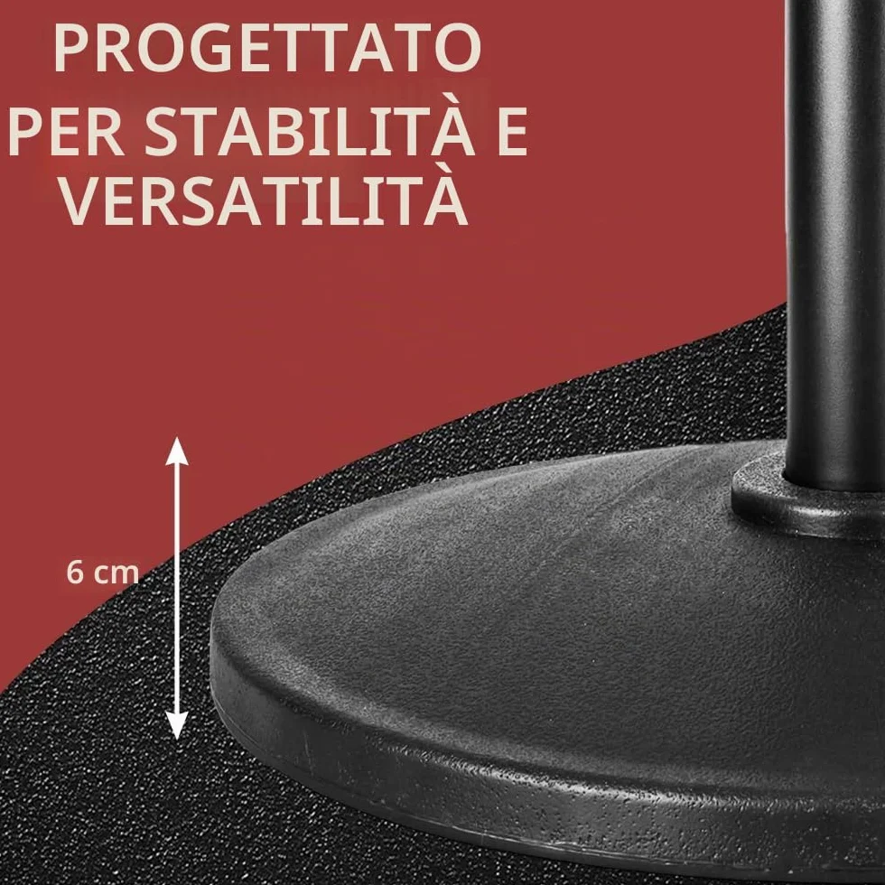 RAM Online Base per ombrellone Nero 5060459958852