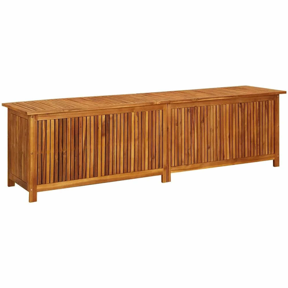 vidaXL Contenitore da Giardino 200x50x58cm Legno Massello Acacia