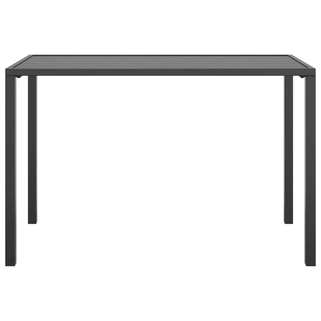 vidaXL Tavolo da Pranzo da Giardino Antracite 110x54x70 cm Acciaio, Tavolo da Giardino, Tavolo da Pranzo, Tavolo da Esterno, Tavolo, Tavolo da Patio