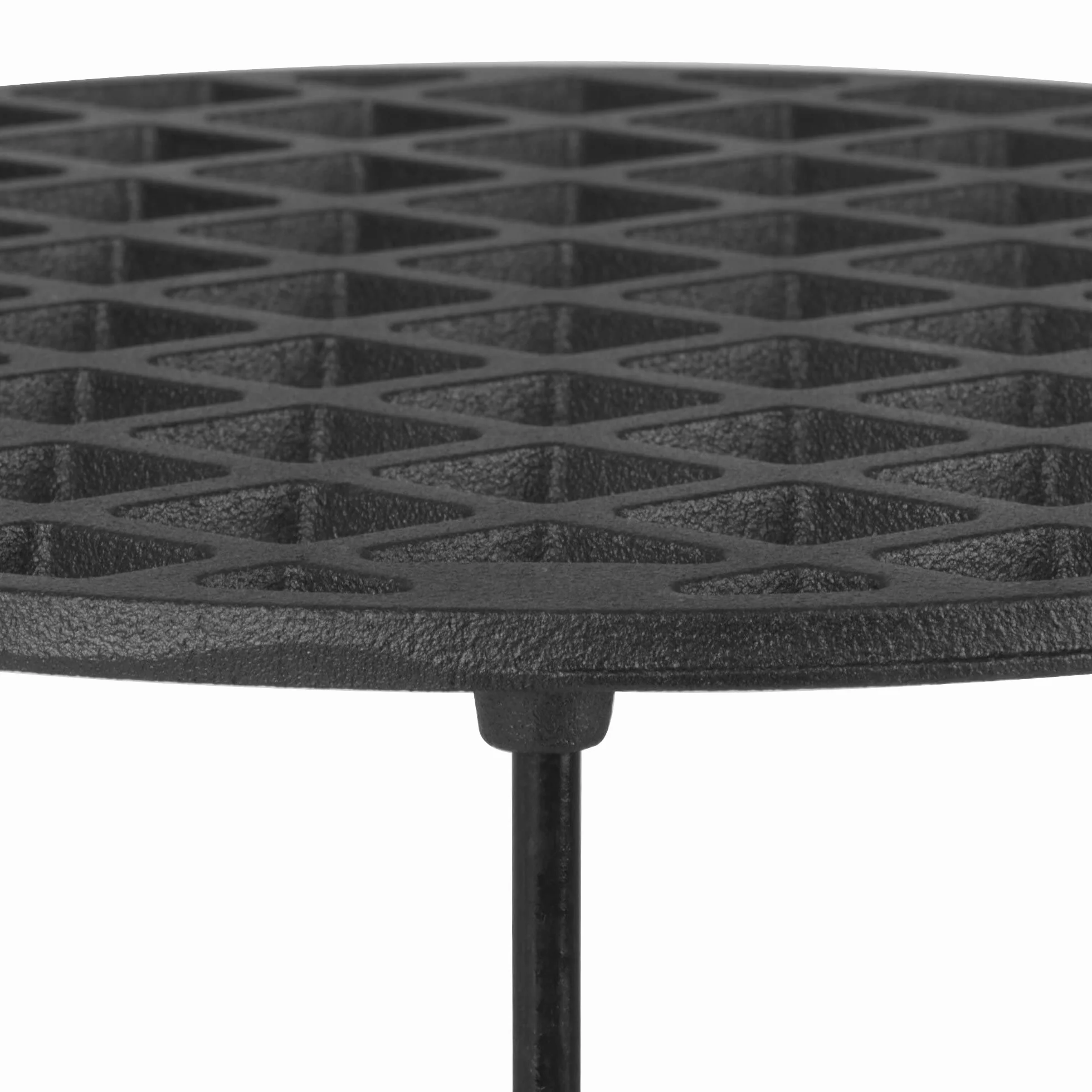 BBQ-Toro Griglia in Ghisa Ø 40 cm con 3 Gambe | Rotonda | Sottopentola per Forno Olandese | Accessori per Barbecue | Treppiede | Griglia per Barbecue