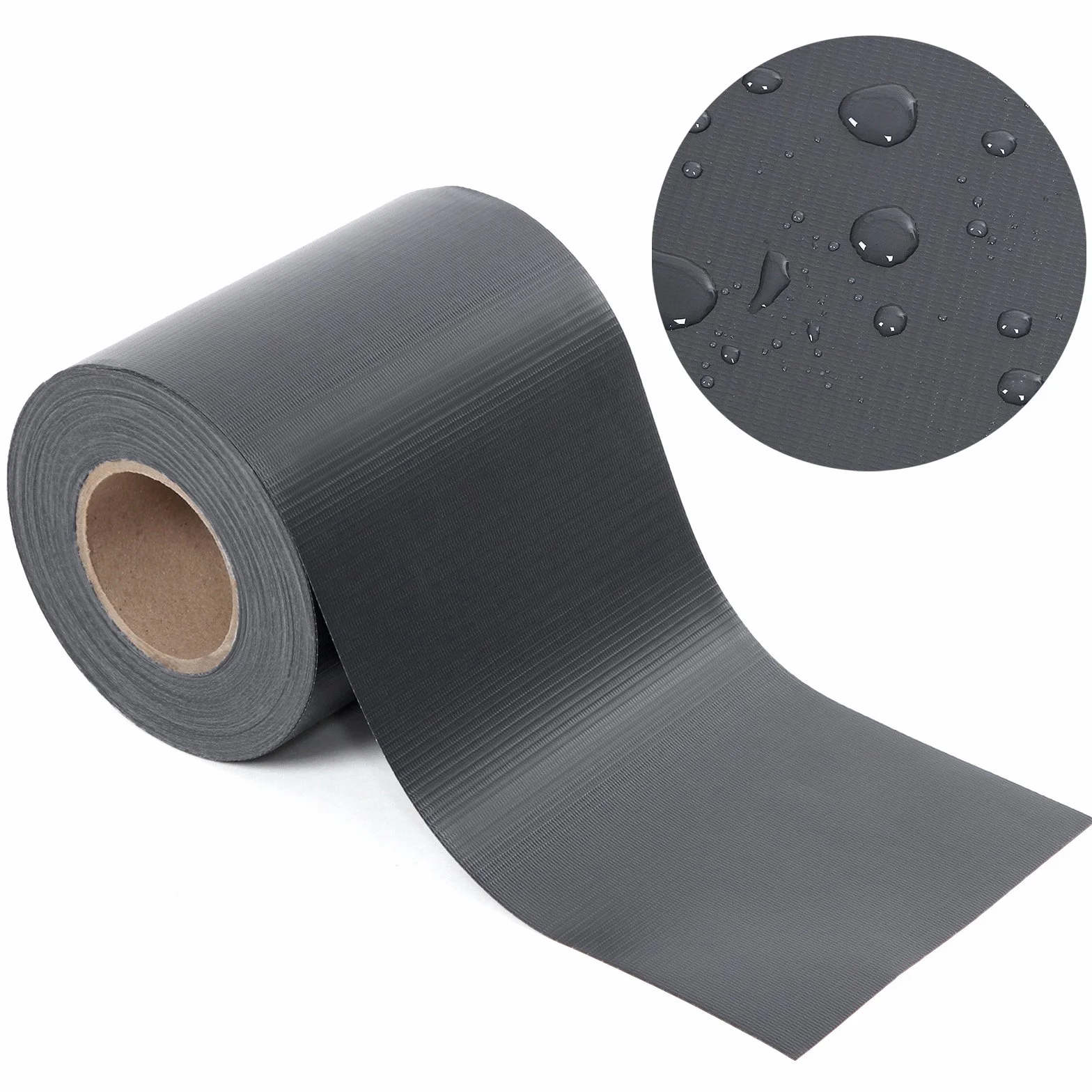 SONGMICS GPJ50GY Strisce frangivista in PVC, extra spesse con 25 clip di fissaggio, 50 m x 19 cm