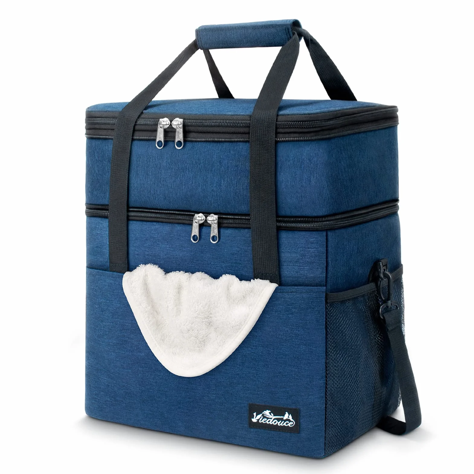 Borsa Termica Pranzo 30L Espandibile Isotermica Impermeabile con Tracolla e Apri Birra per Esterni Campeggio Viaggi