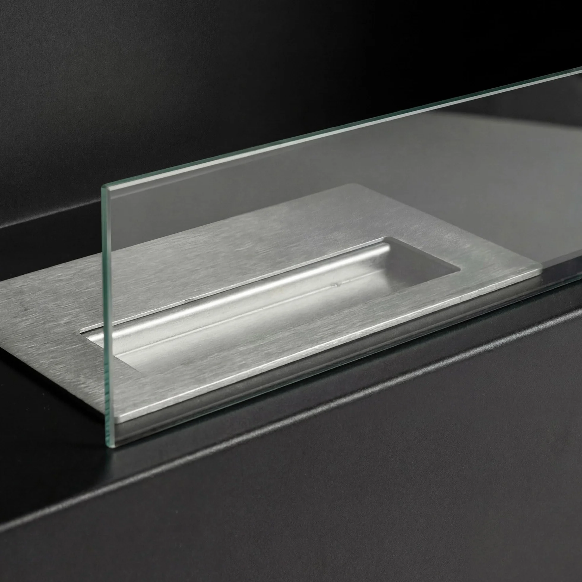 Frankystar Venere Camino da Pavimento 60x72x30 cm cdi Design da Interno Piedi in Legno di Pino Nero