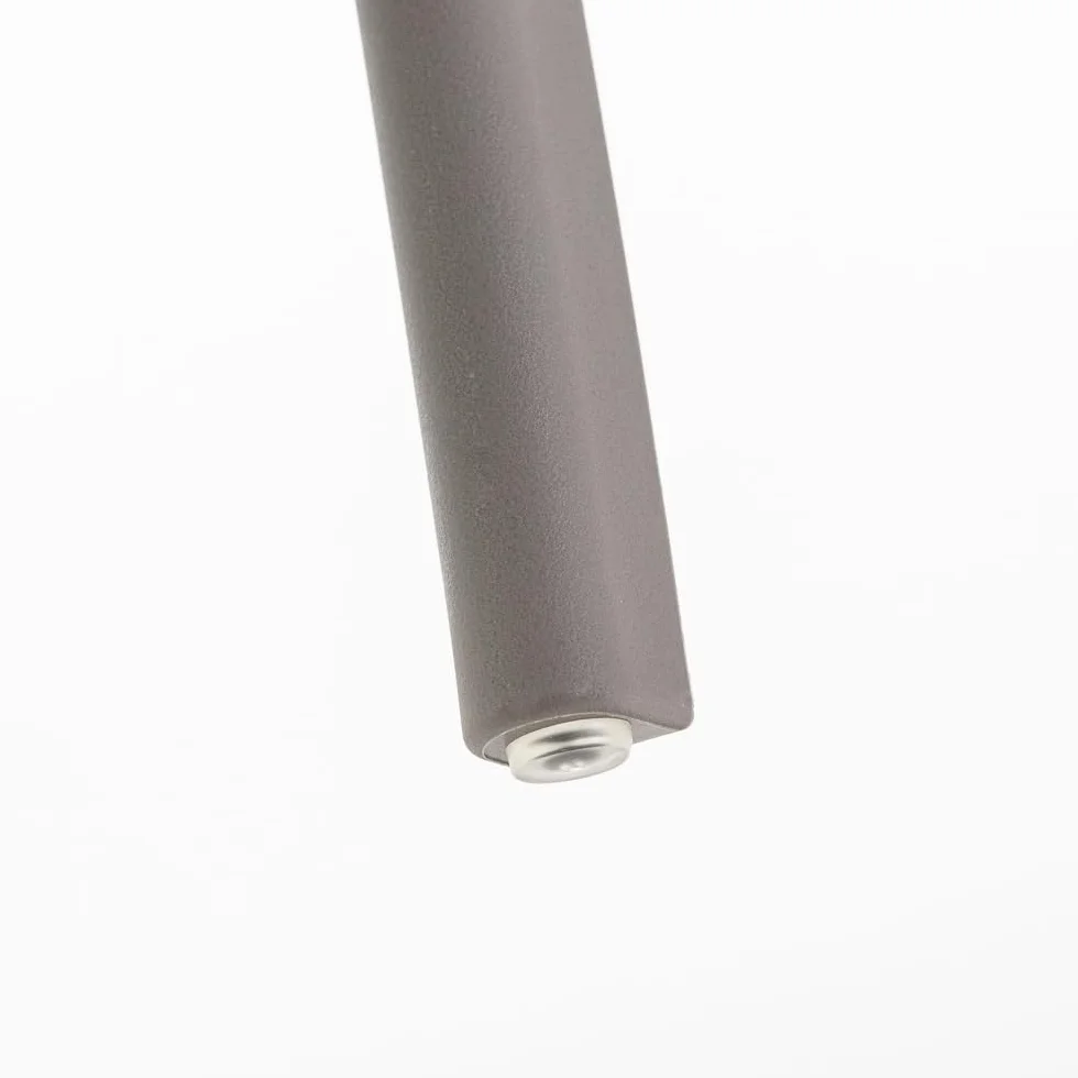 Sedie impilabili in polipropilene con fibra di vetro Maria, design moderno, idrorepellenti, 6 pezzi, colore Tortora