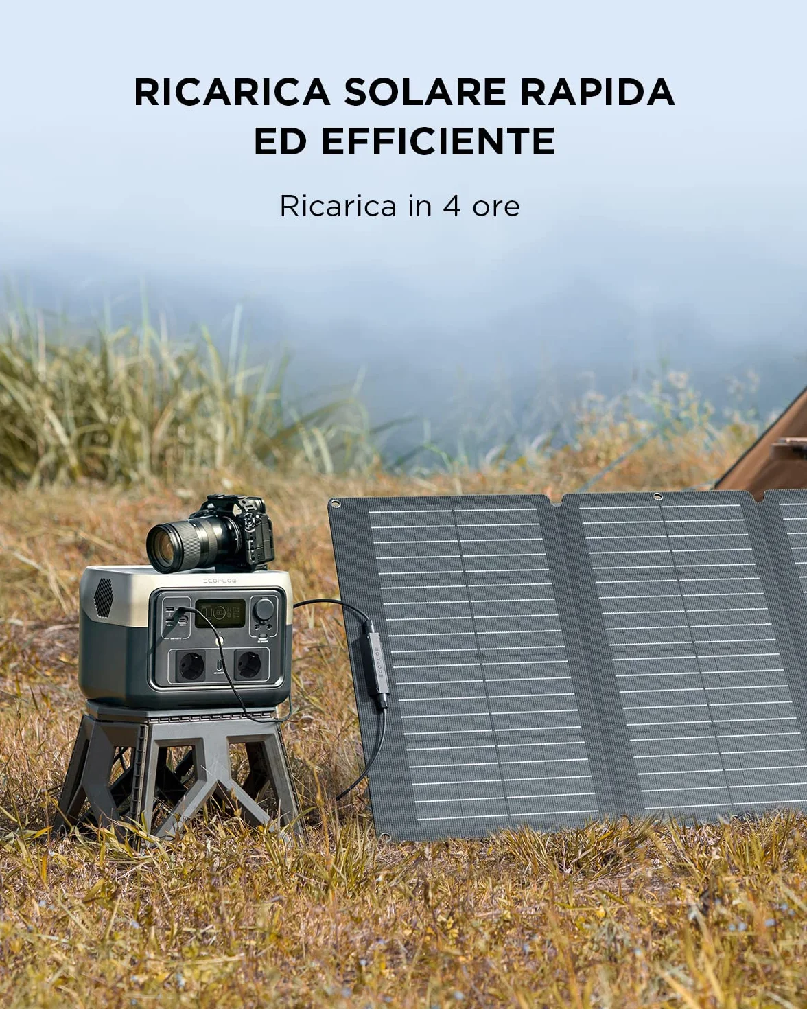 ECOFLOW Centrale Elettrica Portatile RIVER 2 MAX 512Wh LiFeP04