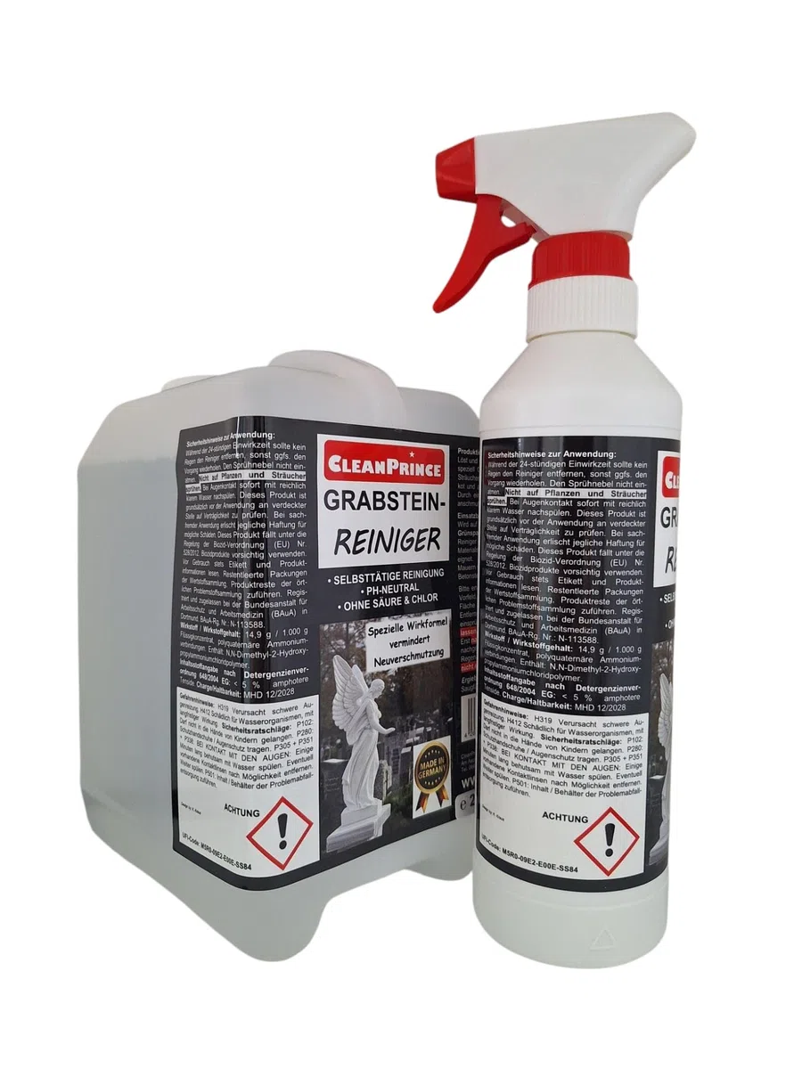 Cleanprince Detergente Pietra Tombale 2.500 ML Anti Muschio Solvente Alghe
