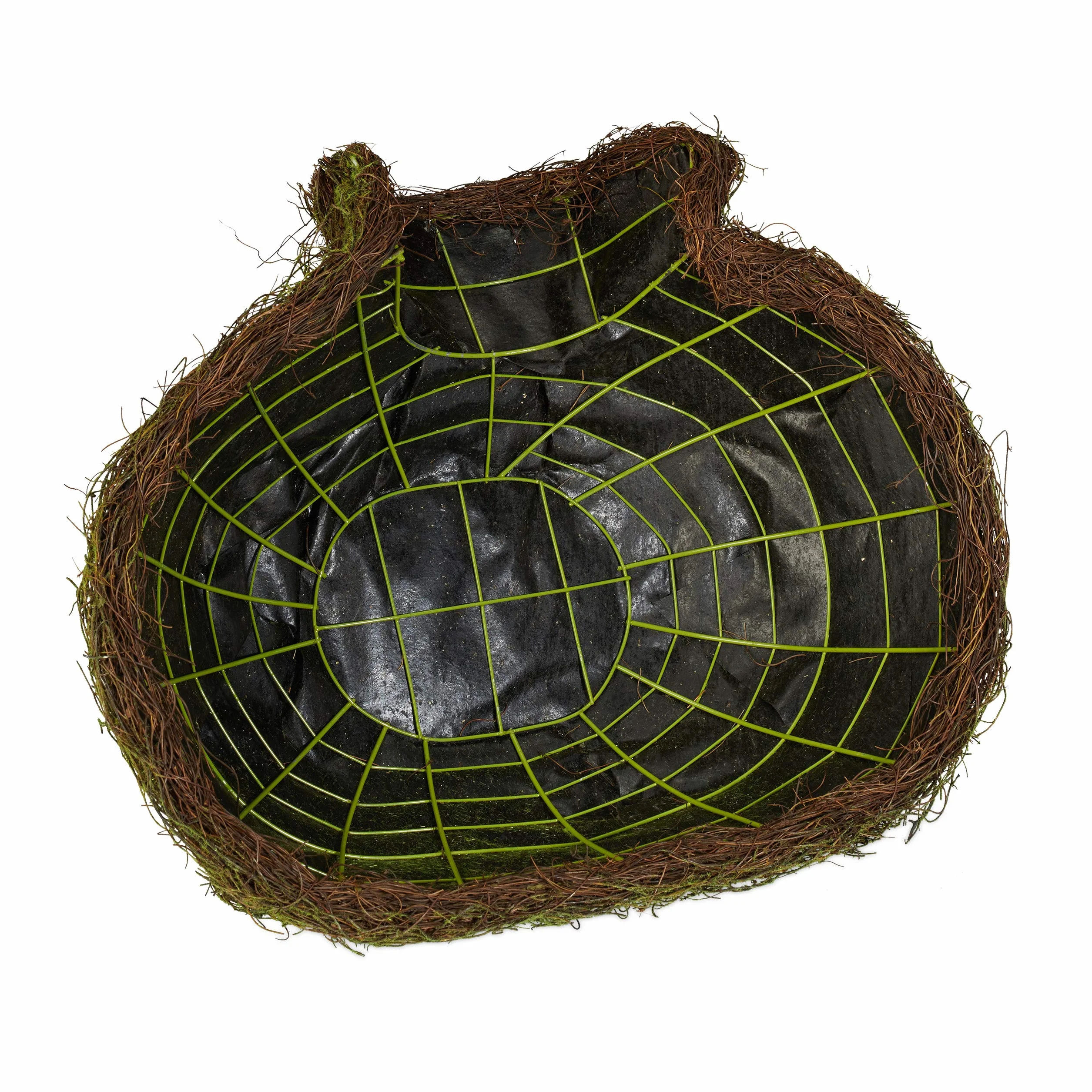 Relaxdays Casetta per Ricci a Iglù, per Giardino, Rifugio Invernale Resistente alle Intemperie, Rattan,20x52x45,naturale