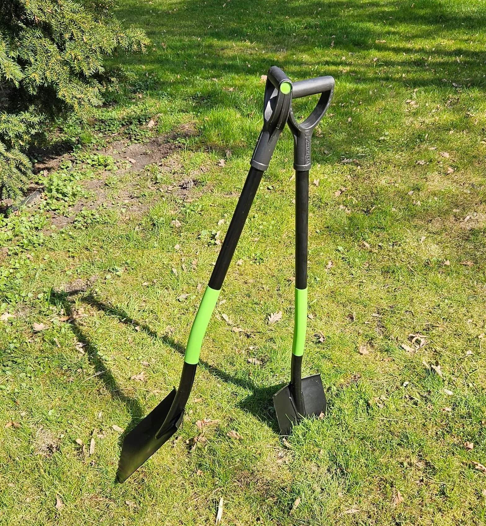 Mivos Piccola paletta a punta – mini vanga a punta per lavori di giardinaggio e costruzione – vanga corta – vanga pionieristica