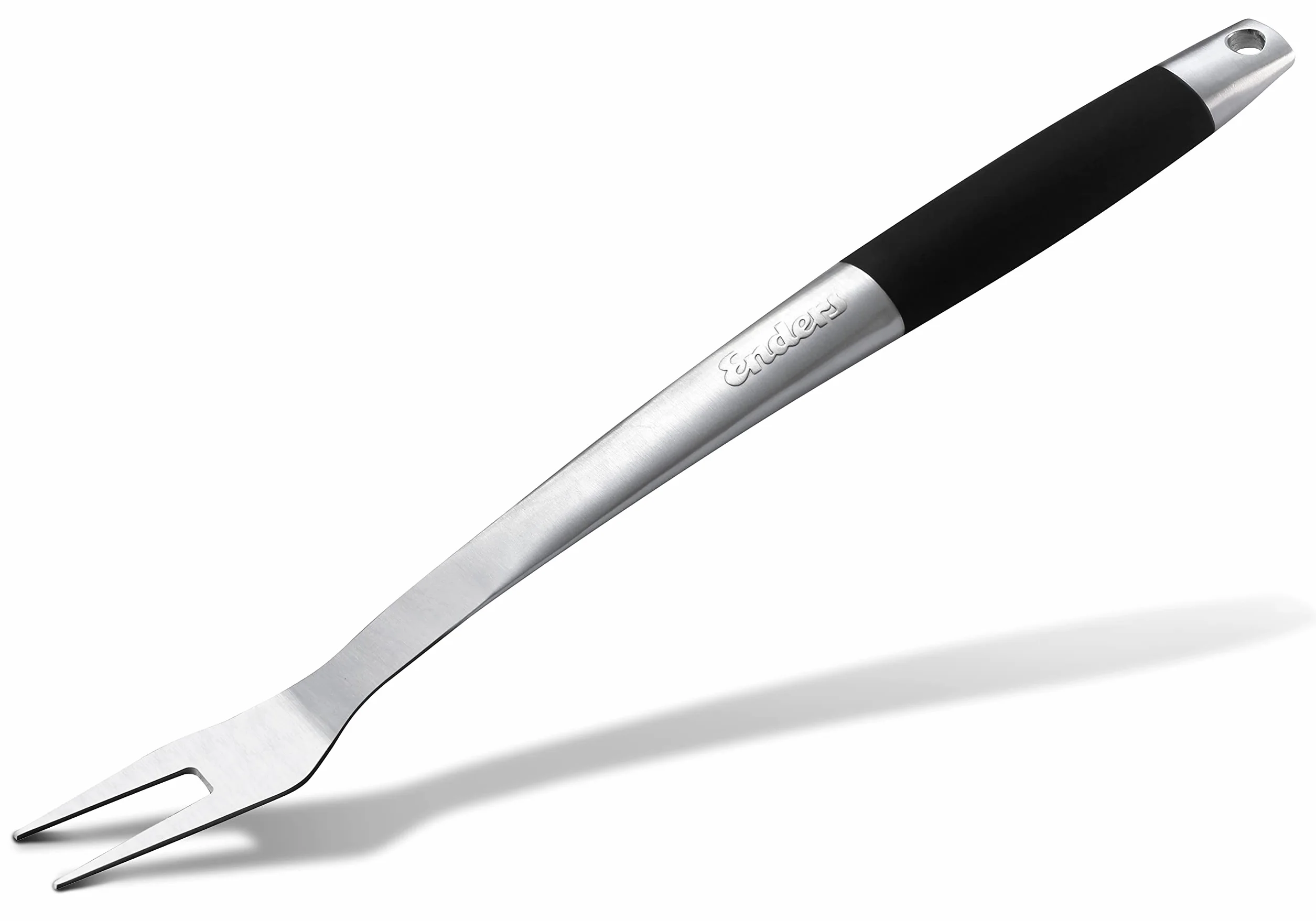 Enders Set Utensili BBQ 3 in 1 - Spatola, Pinze, Forchettone & Custodia includa - Set Premium: 3 Utensili da BBQ in acciaio inossidabile con rispettiva custodia per BBQ #8786