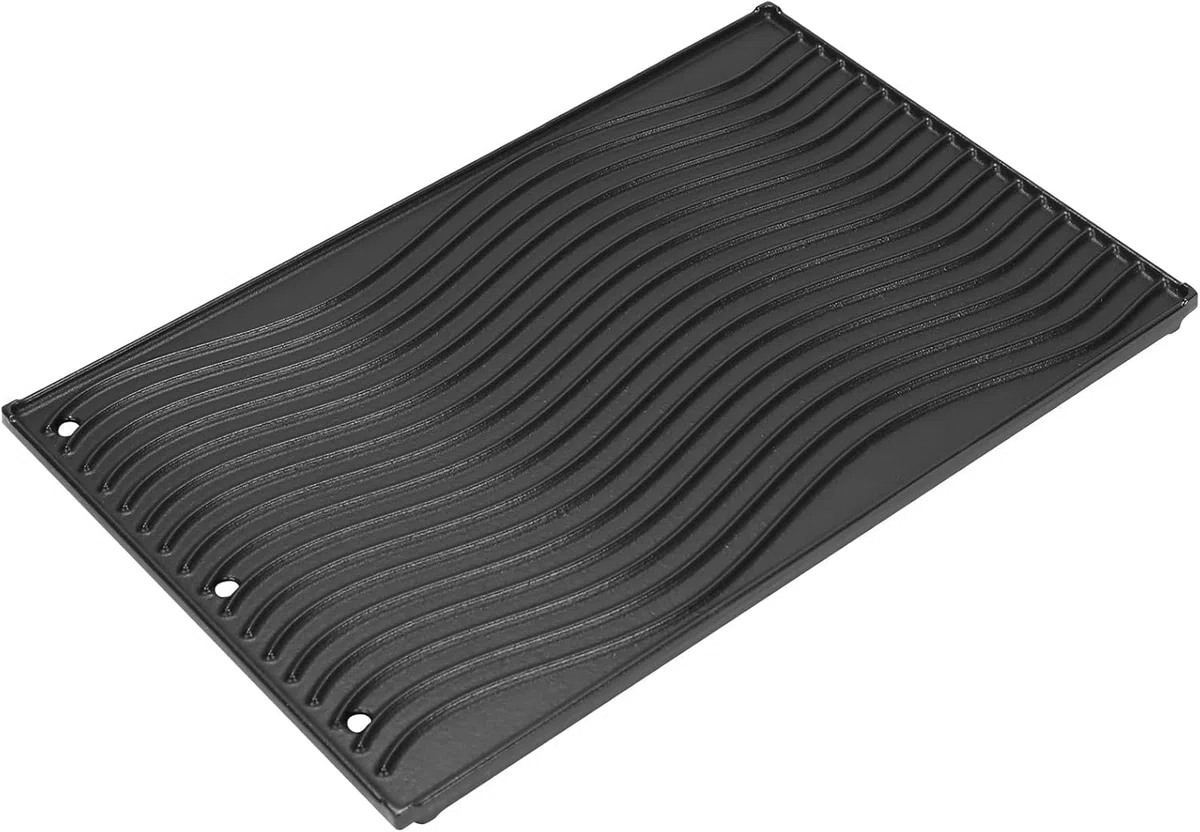 GFTIME 45 x 29,2 cm, piastra in ghisa di alta qualità per Napoleon Rogue 425 525 625, Freestyle, piastra in ghisa per rösle videro G3-s, piastre per barbecue Enders Uniq 3 ik Cruster, per Weber Spirit