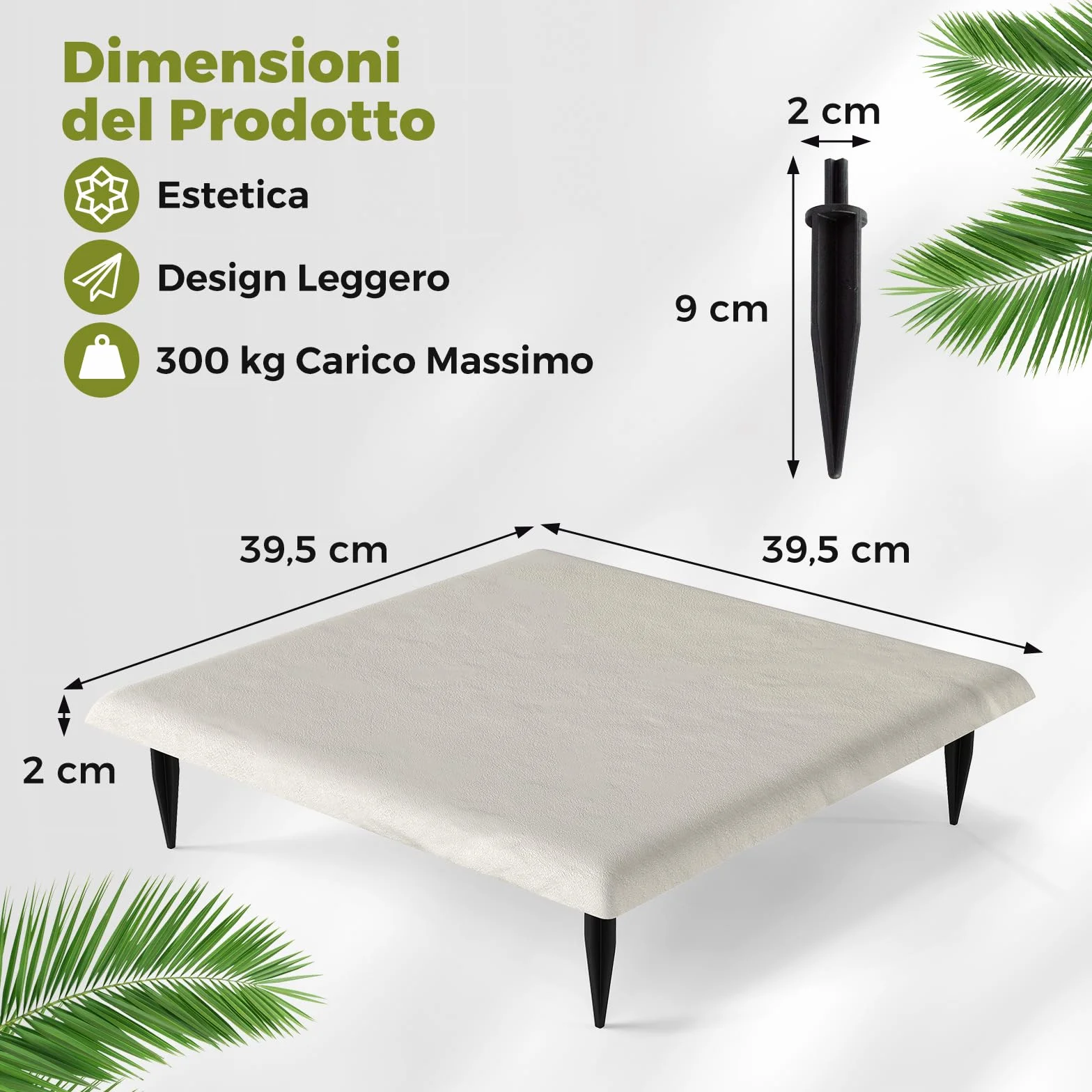 COSTWAY Set di 8 Pietre da Passo con Picchetti da Terra, Passerelle Decorative per Giardino, Pavimentazione Esterna Resistente a Tutte le Condizioni Meteorologiche per Prato e Giardino
