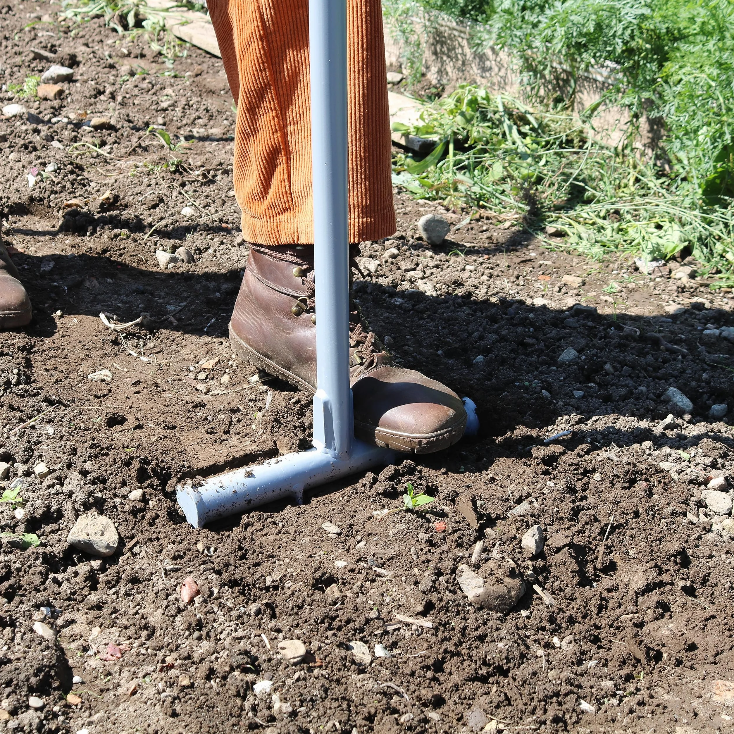 Forca vanga TERRADIX 4 x 250 – Allentamento ottimale e ventilazione delle aiuole – per una costruzione di humus di successo – Larghezza di lavoro 31 cm – Lunghezza denti 25 cm