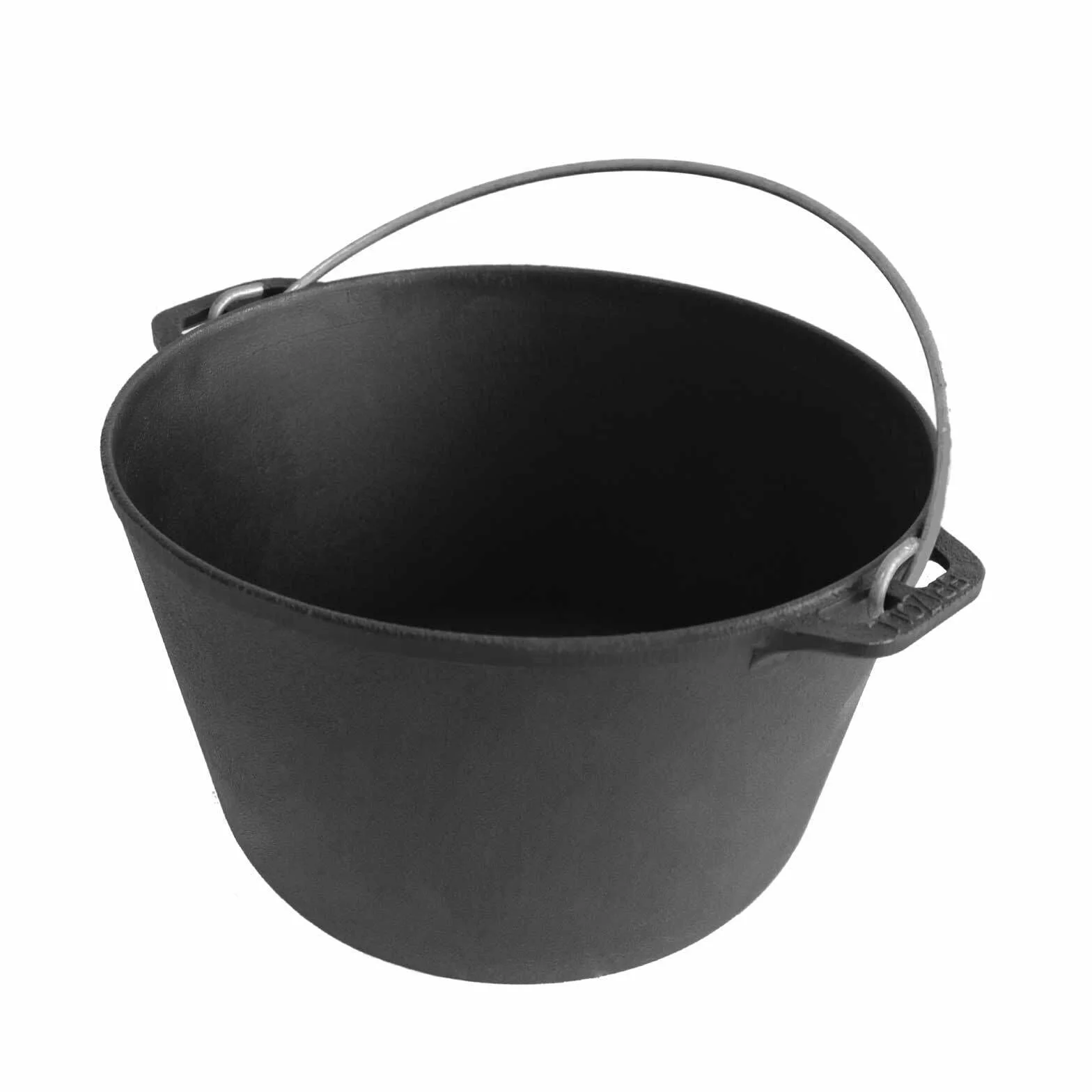 4BIG.fun Calderone 6L in ghisa pentola | Kazan con coperchio | Ghisa casseruola rotonda con coperchio | Asia Wok Kasan per fornelli a induzione, Cucina, Campeggio, Giardino, Barbecue
