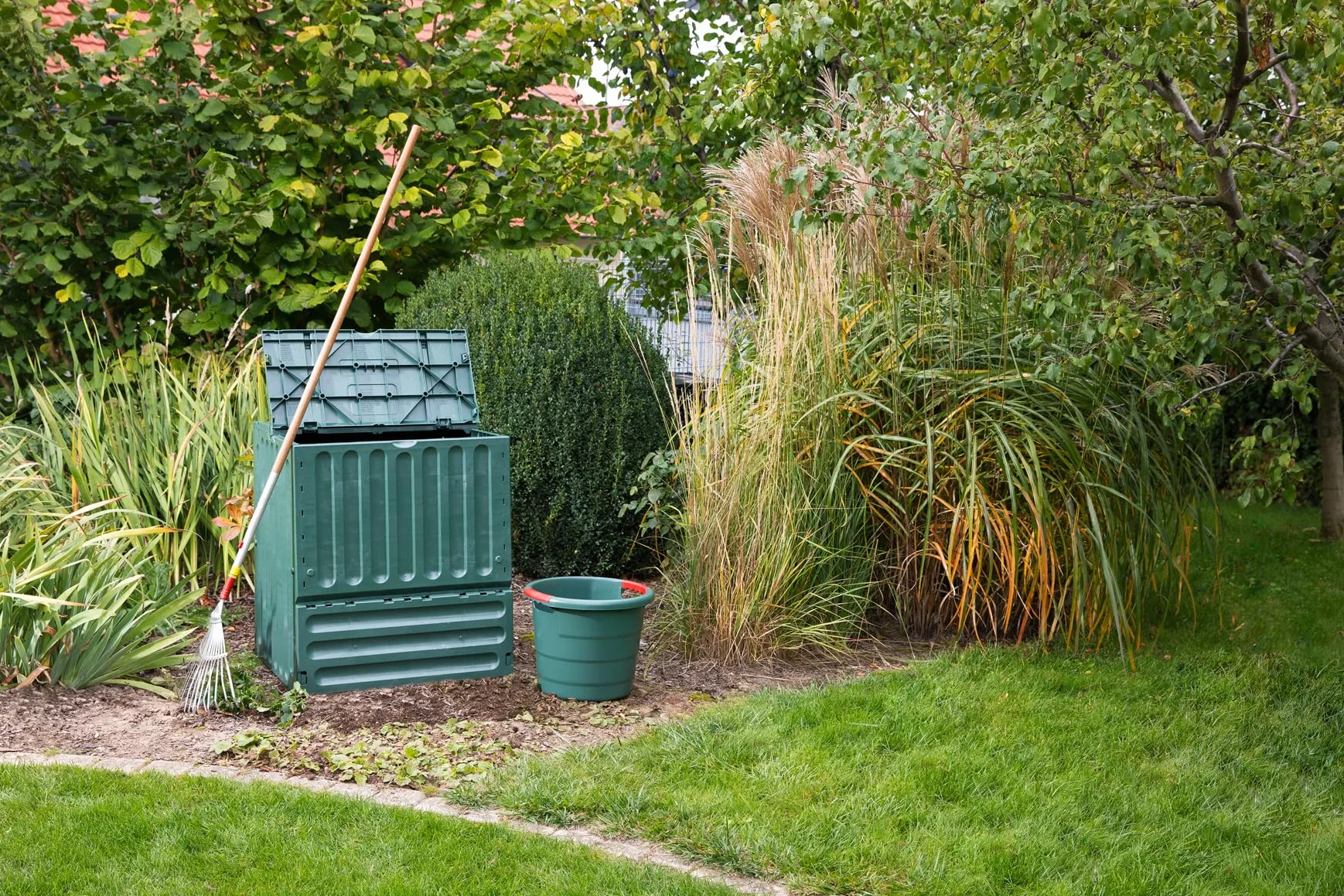 GARANTIA ECO-KING compostiera 400 litri verde