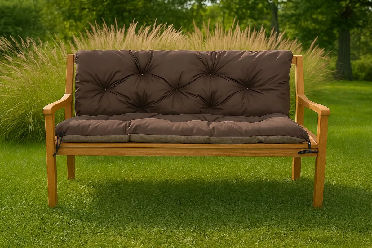 Hollywood Cuscino per Dondolo da Giardino 160x50x50 cm Marrone