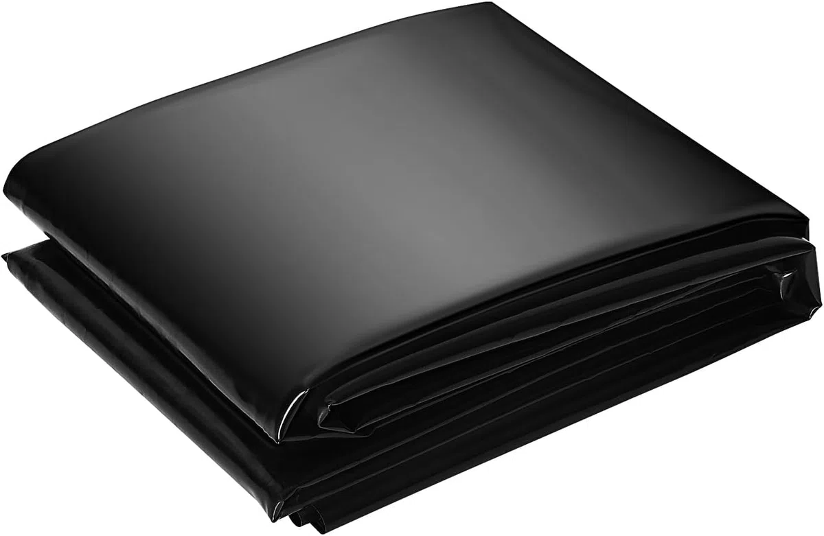 Garvee Telo laghetto LLDPE 6x7m Nero Impermeabile Liner stagni 0,5mm UV