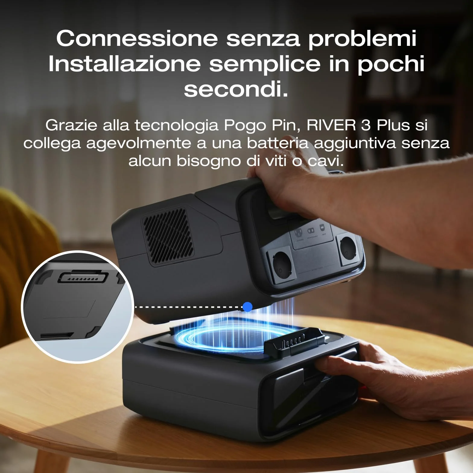 EcoFlow RIVER 3 Max Centrale elettrica portatile 572Wh 1200W UPS