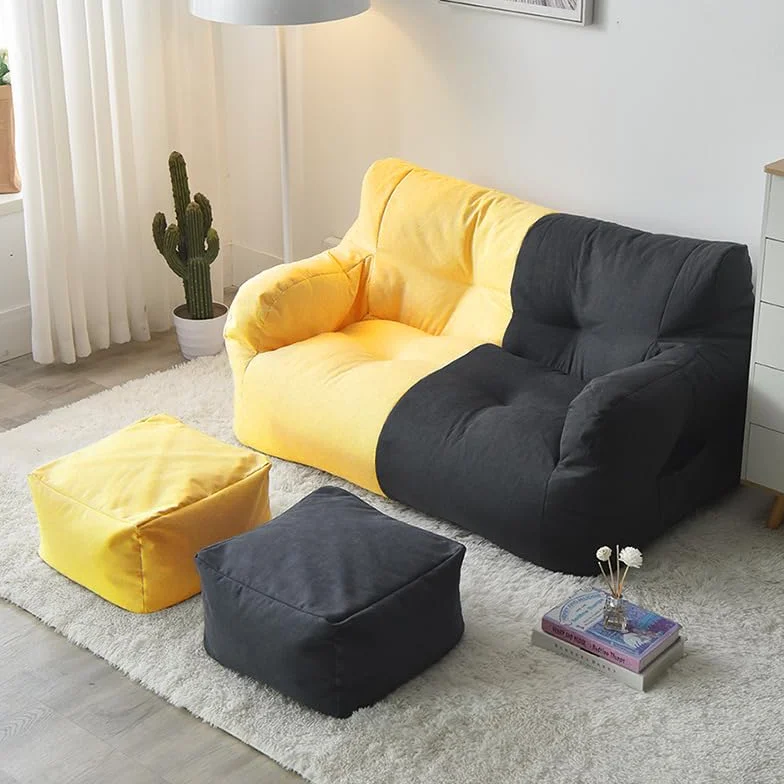 Creativo Piccolo Divano Lazy Bean Bag Divano Doppio Balcone Camera da Letto Soggiorno Decorazione Noleggio Tatami Due Posti (Senza Stucco)