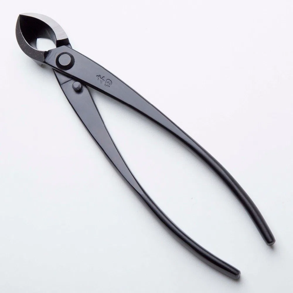 Ramo Cutter Mu Tian Bonsai Tools Fresa concava con bordo dritto, 205 mm (8") in acciaio al carbonio