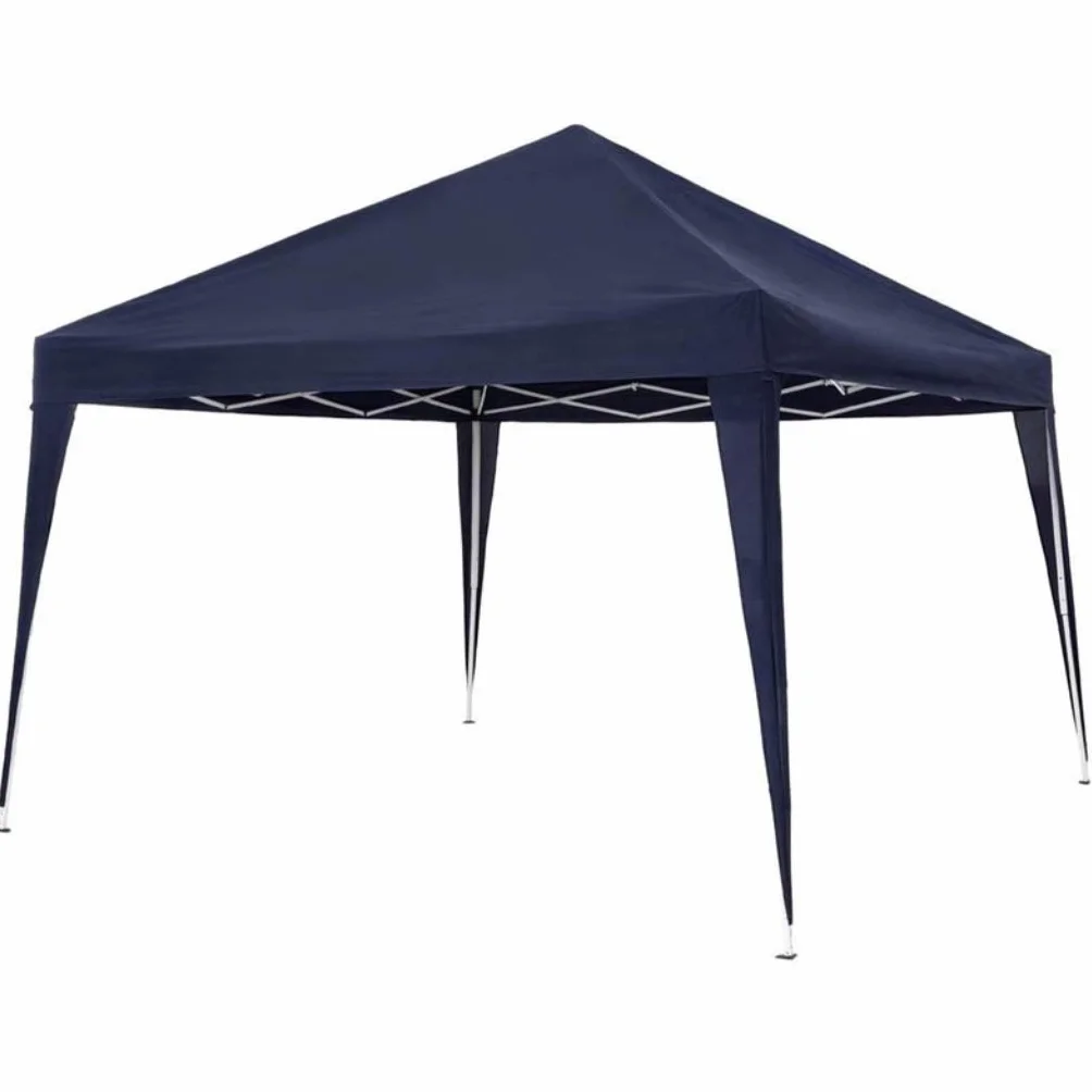 Gazebo Pieghevole Giardino 3x3 Automatico Richiudibile Fisarmonica Stand Fiera Verde, Bianco o Blu