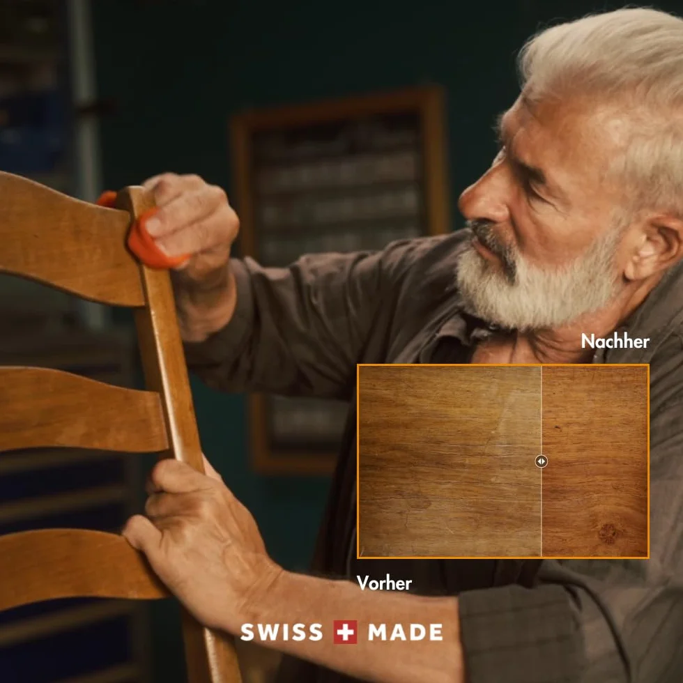 Rigeneratore per mobili Renuwell 1 litro cura intensiva legno rimuove macchie graffi anelli calore