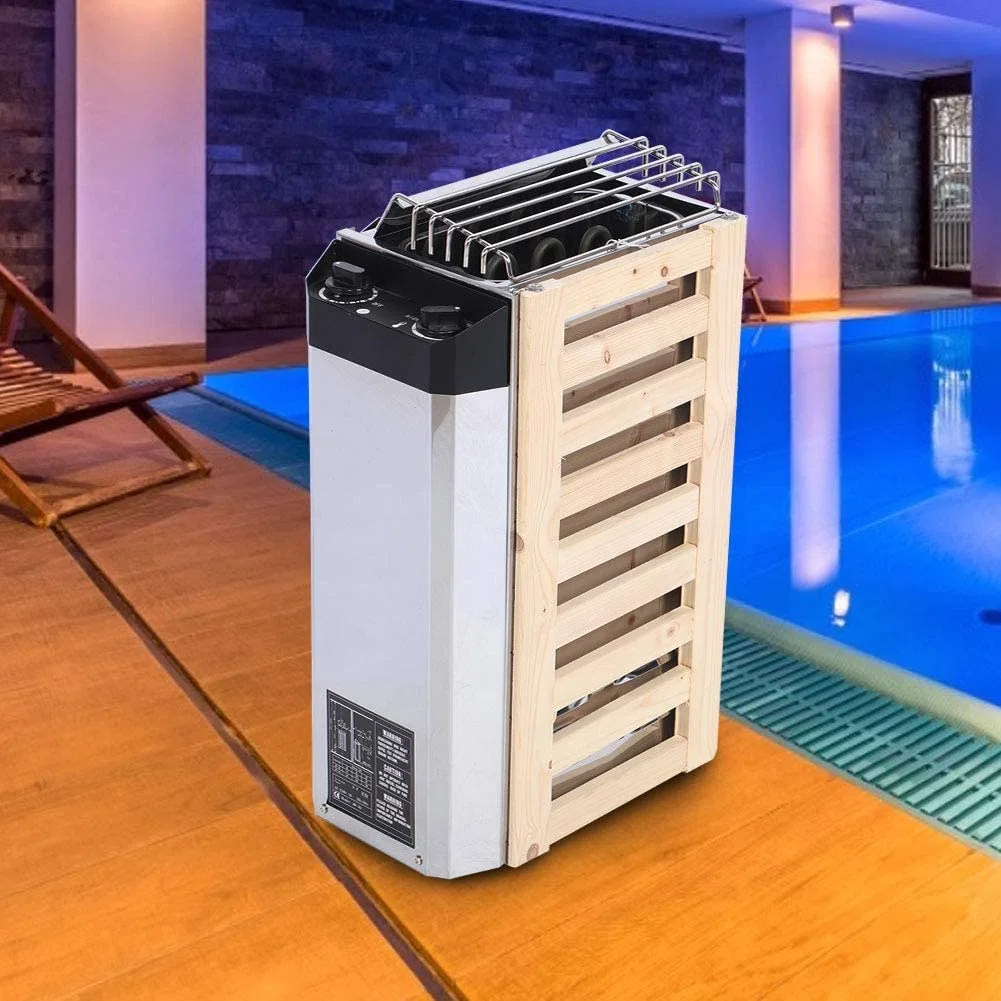 Stufa per Sauna Elettrica 3KW 220V Resistente alla Corrosione con Controllo Interno