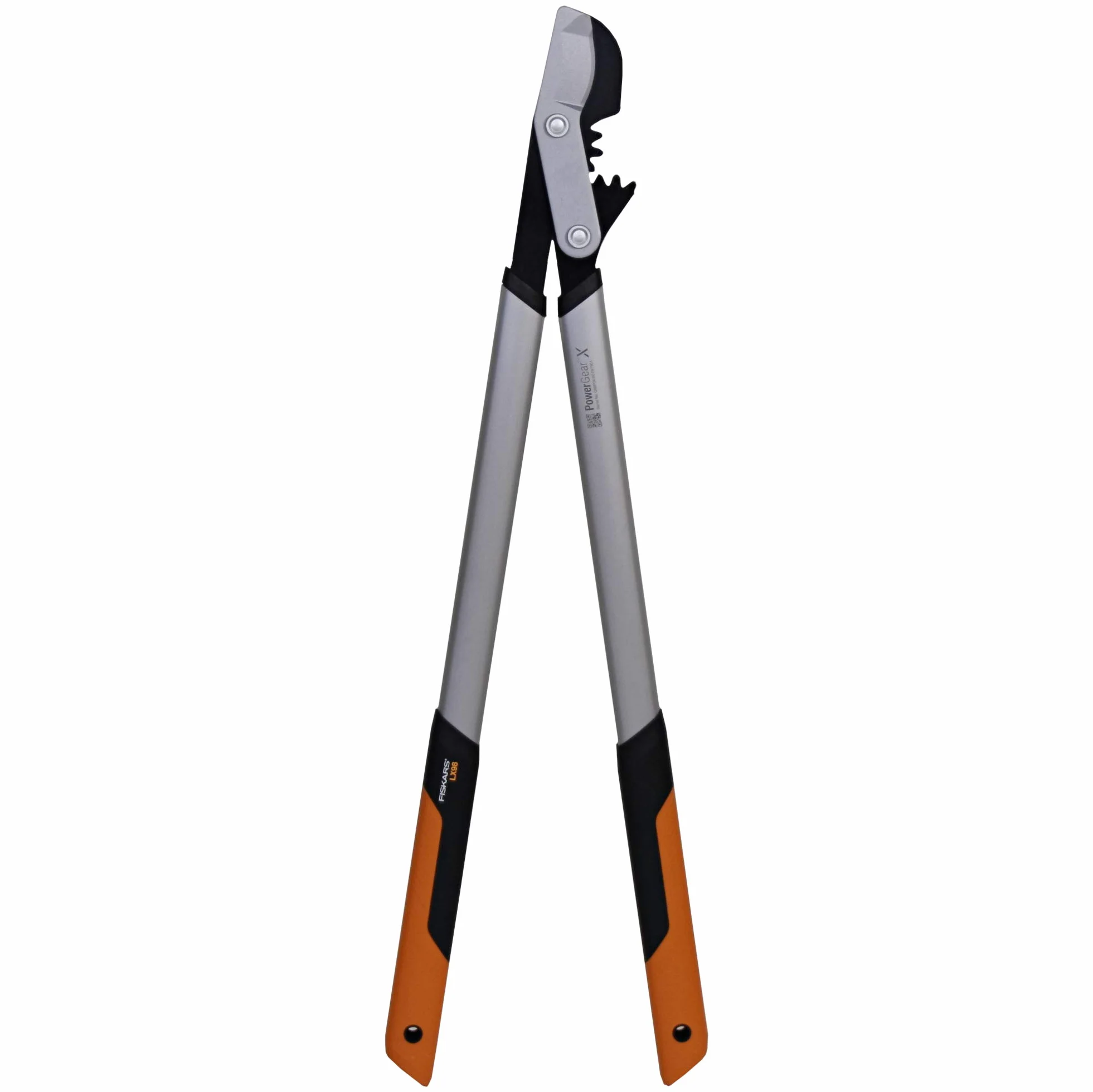 Fiskars PowerGear X Troncarami Bypass, 5 cm Ø di taglio, 80 cm, Acciaio antiaderente, Nero/Arancione