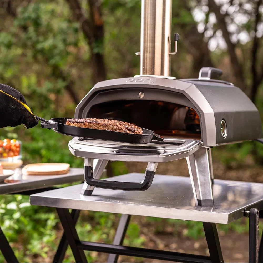 Ooni Karu 2 Forno Pizza Multicombustibile a Legna e Carbone 500°C Termometro Integrato