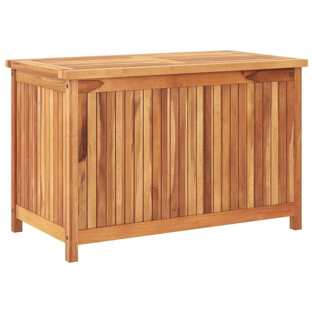 Generico Baule da Giardino 90x50x58 cm in Legno Massello di Teak,Mobili da Giardino,Cassapanche da esterno-315380