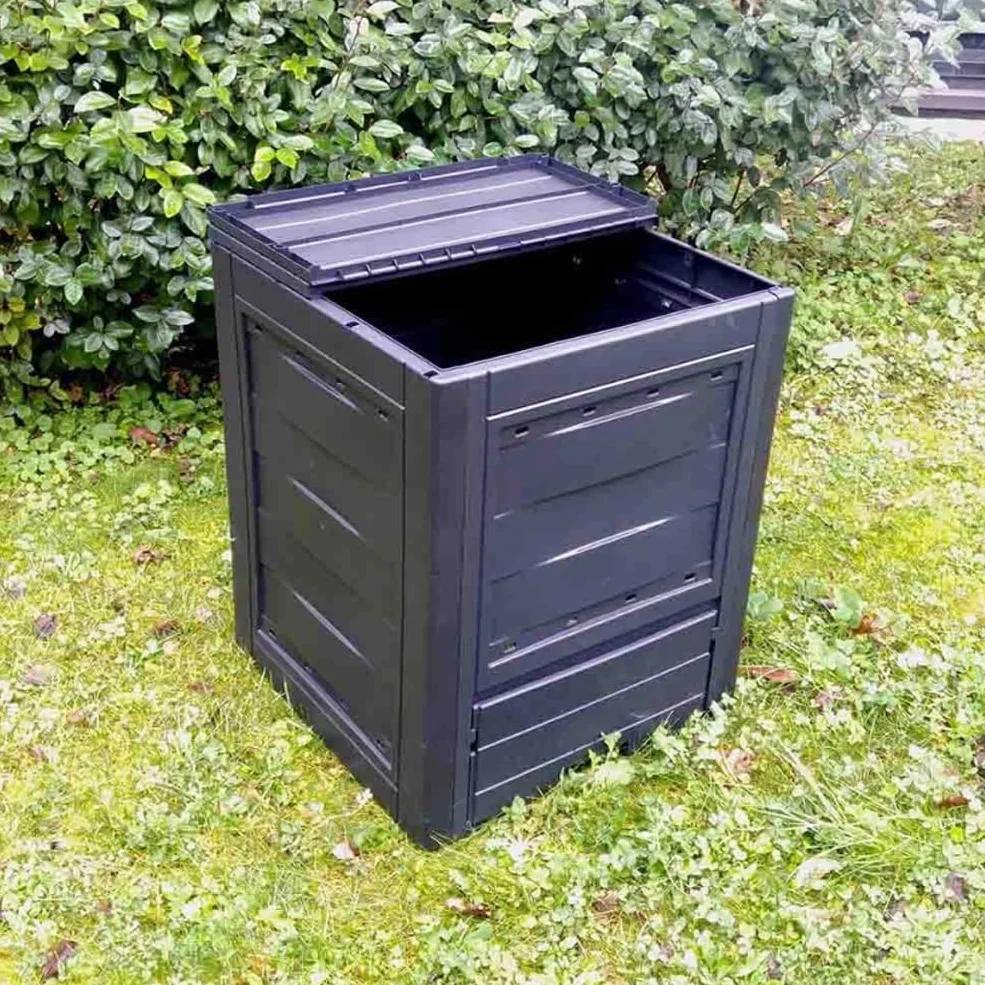 Compostiera da Giardino per Rifiuti Organici, resistente alle intemperie e raggi UV