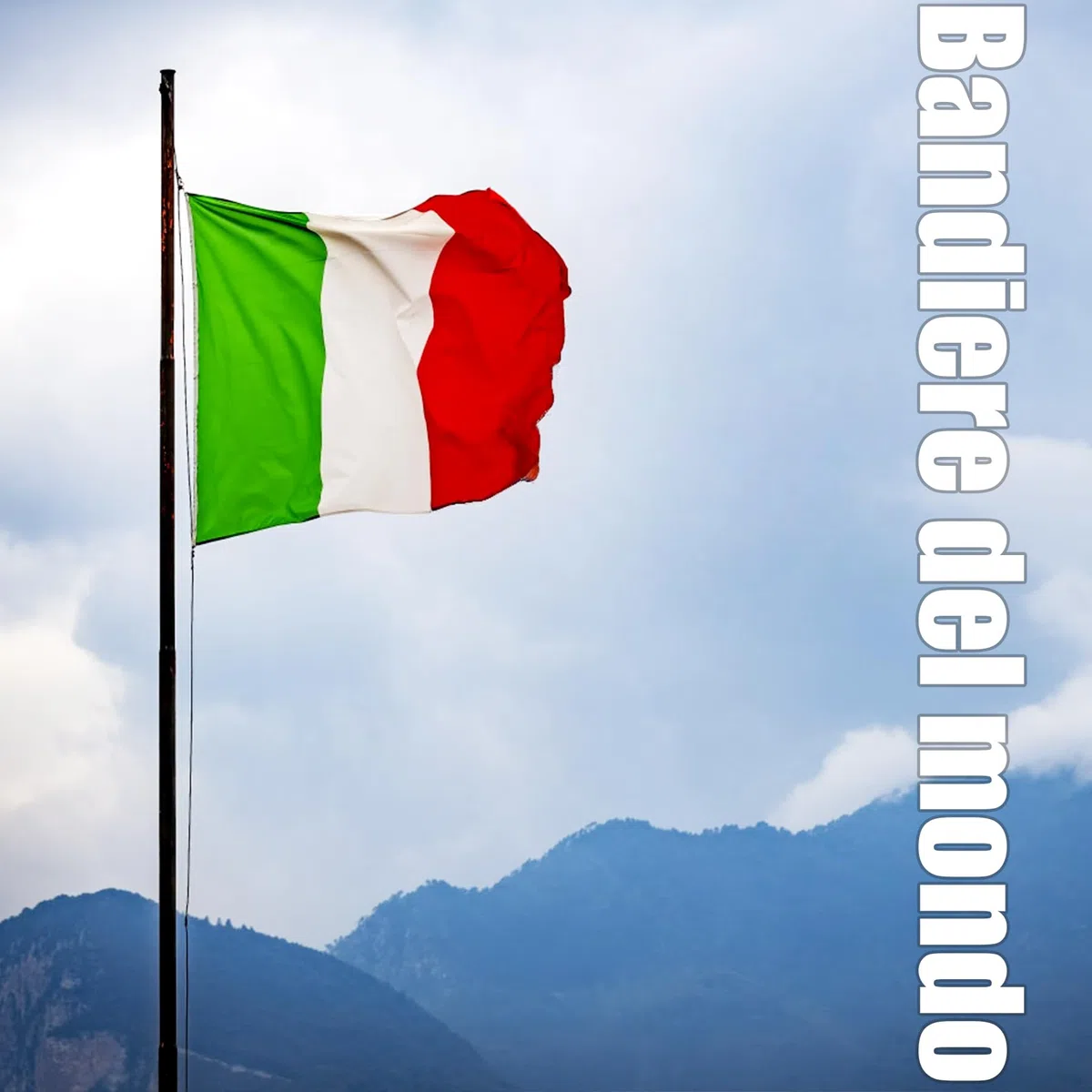 Bandiere Nazionali 150x90 cm con Anelli 10 Pezzi Set Esterni Interni