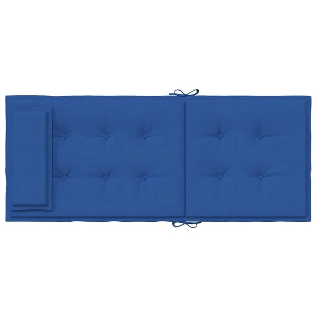 vidaXL Cuscini Sedia con Schienale Alto 6 pz Blu Reale Tessuto Oxford