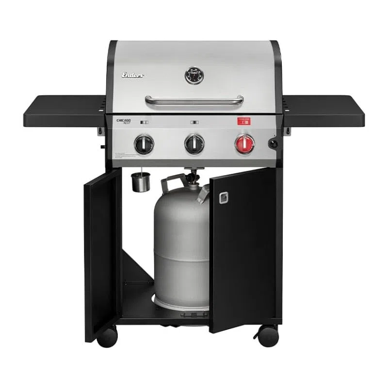 Enders Barbecue a gas Chicago Next 3 R Turbo 3 bruciatori 1 Turbo Zone Switch Grid 60x42 cm 10,6 KW
