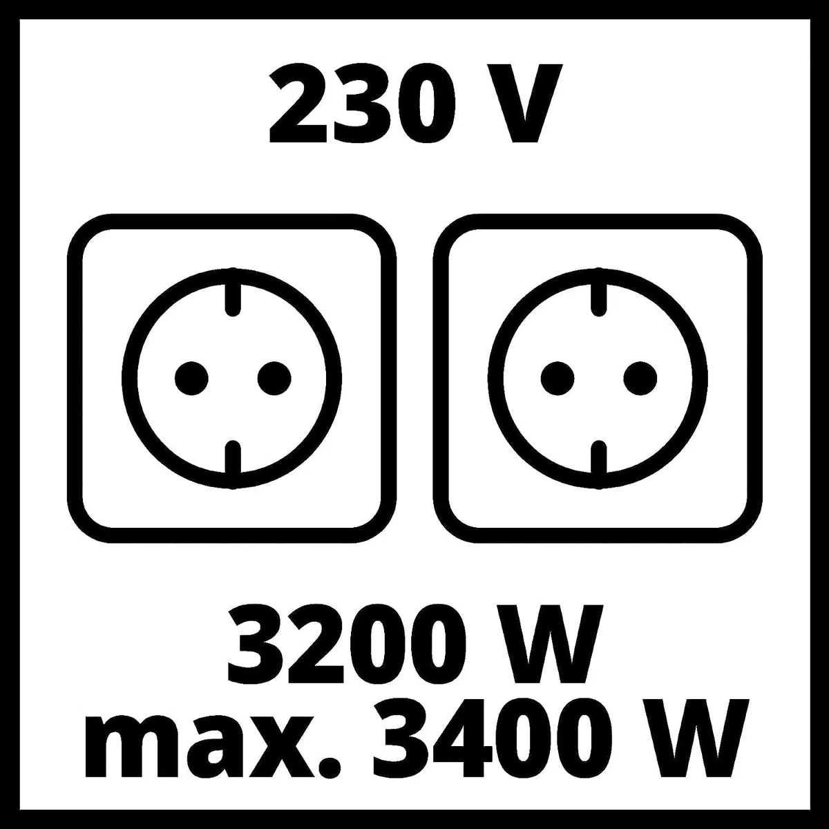 Einhell Generatore di corrente (a benzina) TC-PG 65/E5 (potenza continua 3,2 kW a 230 V e 3,6 kW a 400 V, corrente nominale da 13 A a 230 V, serbatoio da 25 l per benzina Super E5)