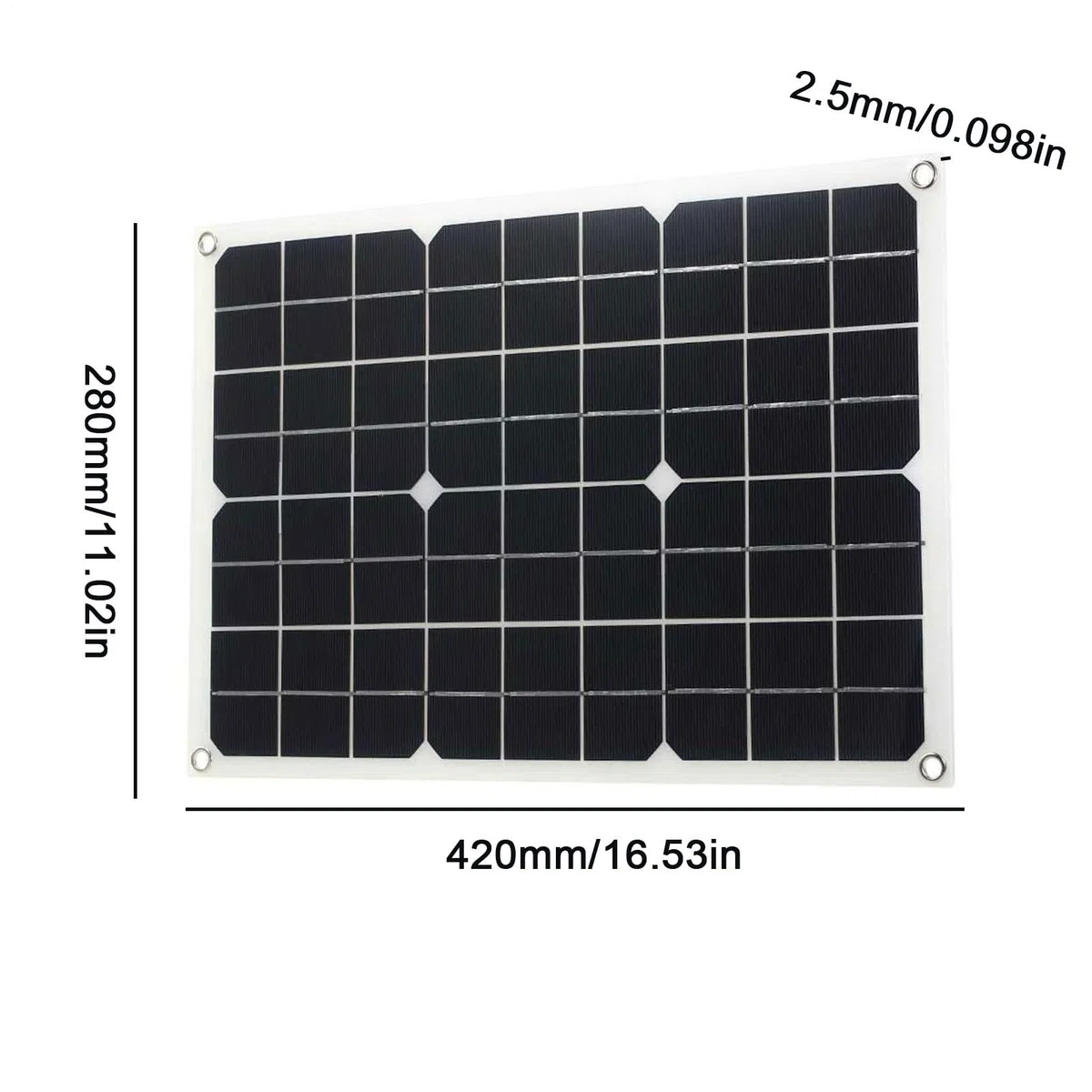 Kit pannello solare - Generatore solare 300W con prese 220V AC - per RV Off Grid con batteria e inverter, regolatore di carica 30A, inverter.
